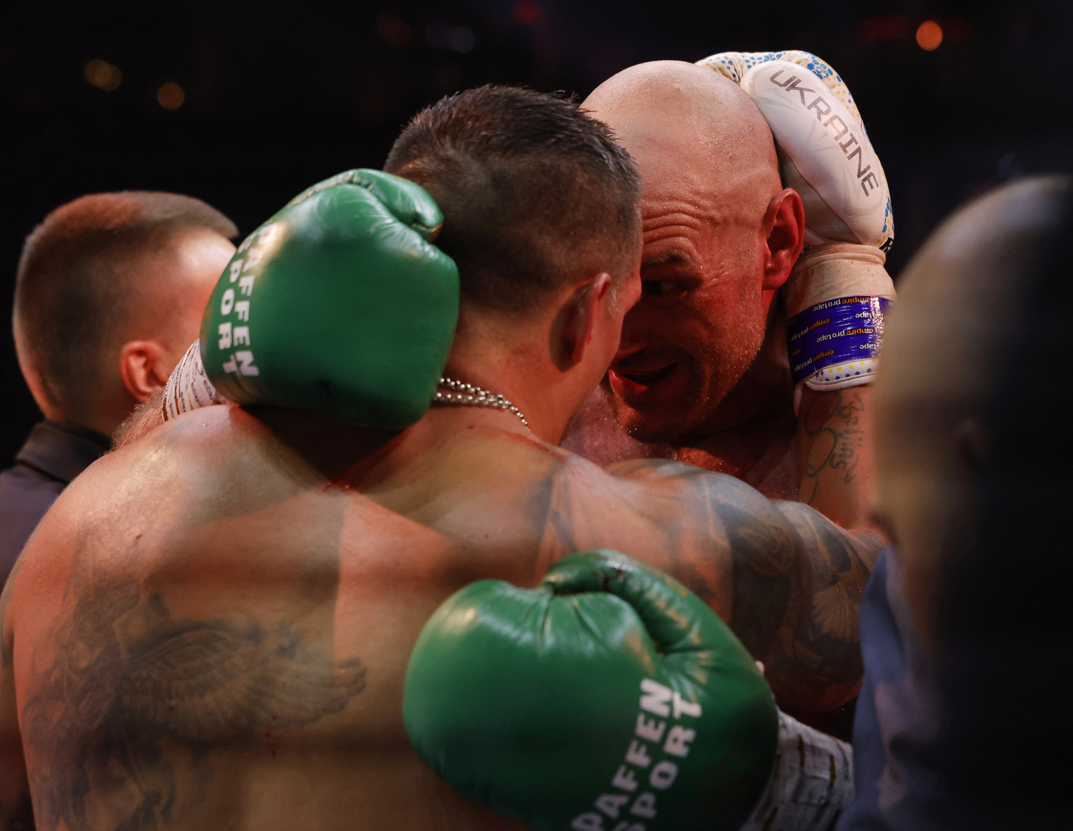 Tyson Fury vs Oleksandr Usyk [Andrew Couldridge/Action Images via Reuters]
