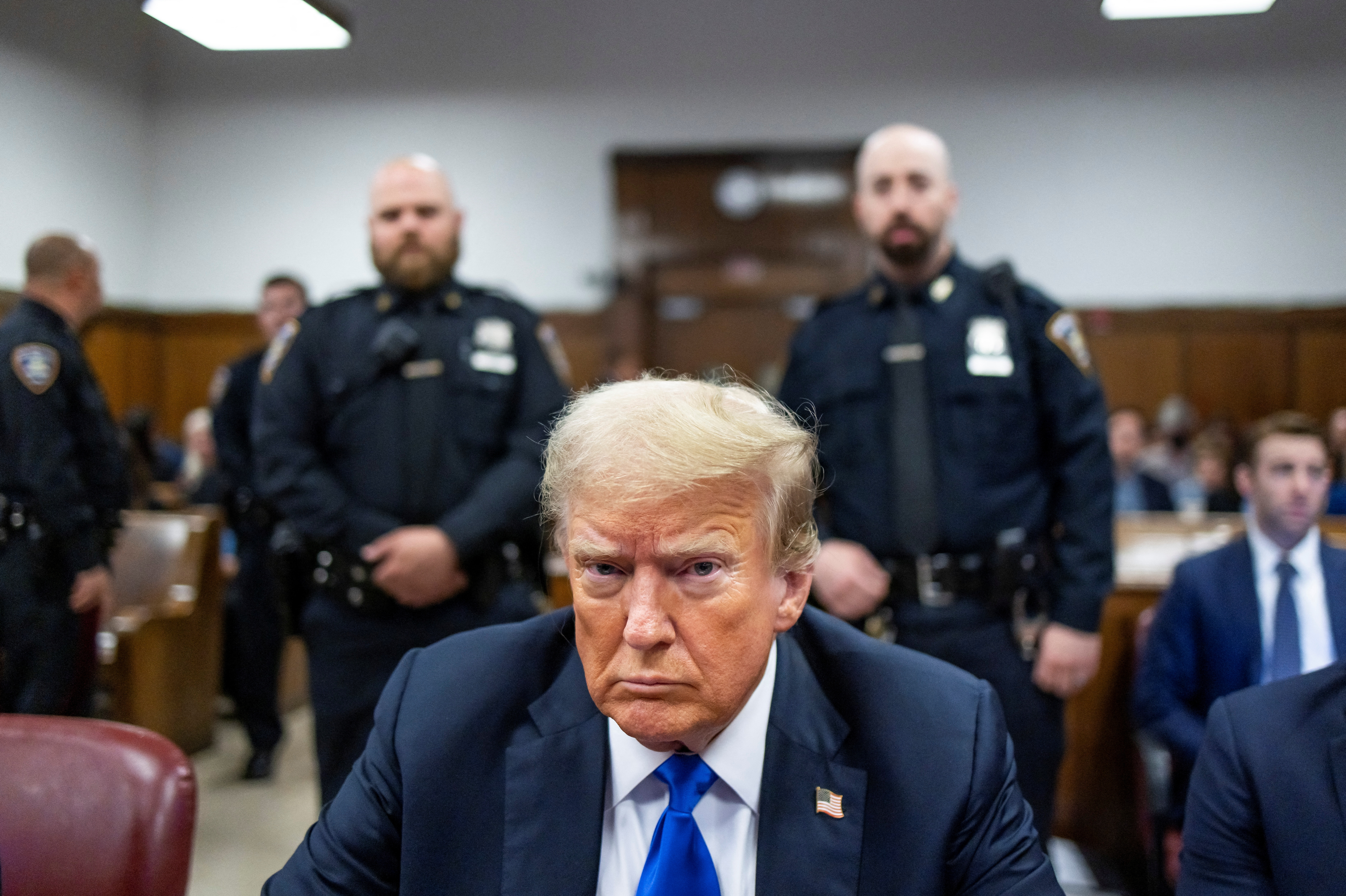 Donald Trump in court