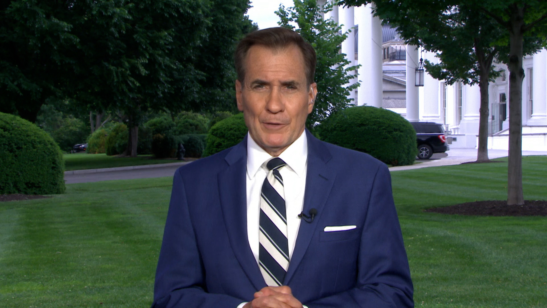 White House advisor John Kirby told Al Jazeera that the US military's floating pier in Gaza is now operational.