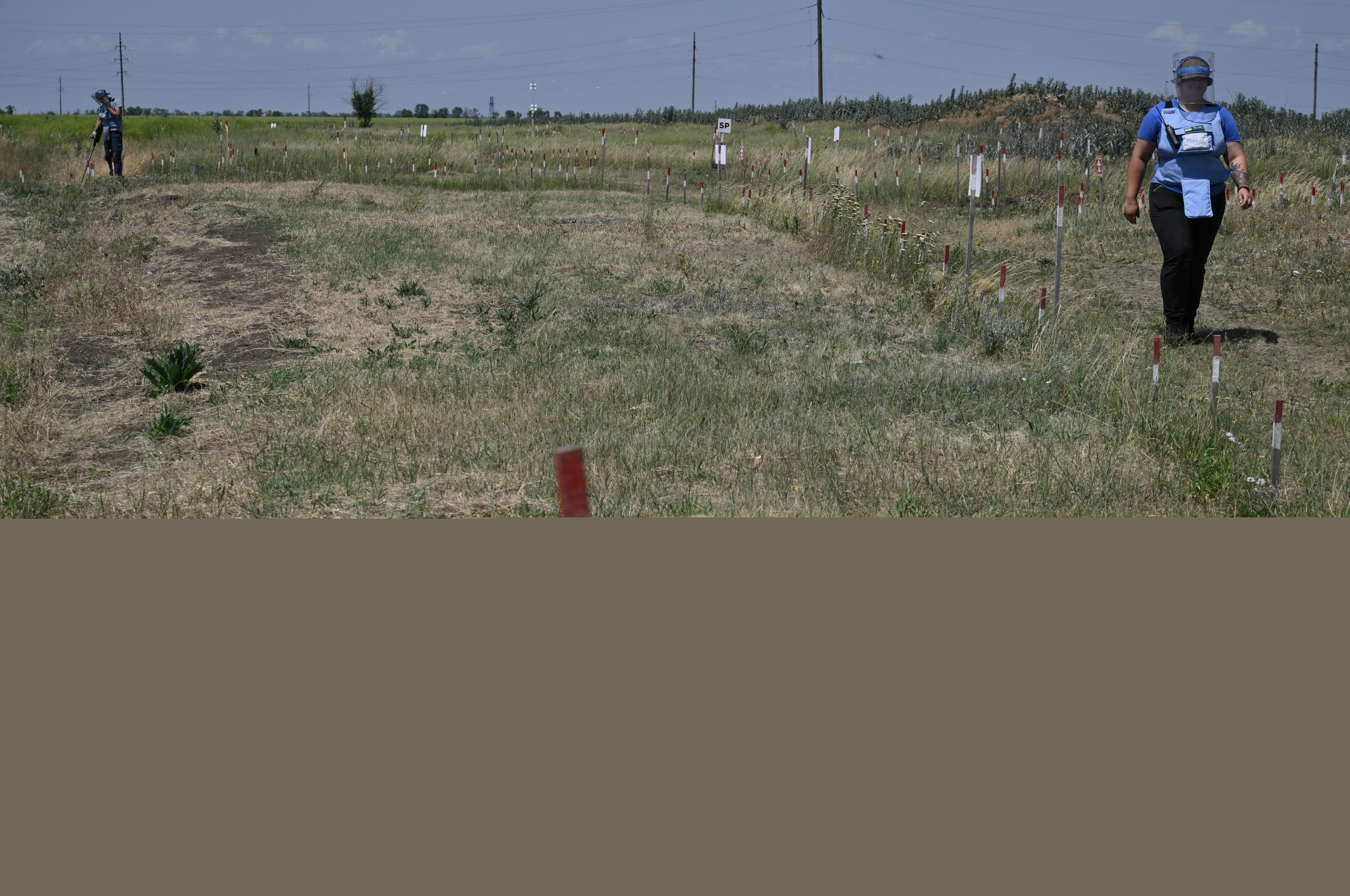 Women deminers step in to clear up Ukrainian land