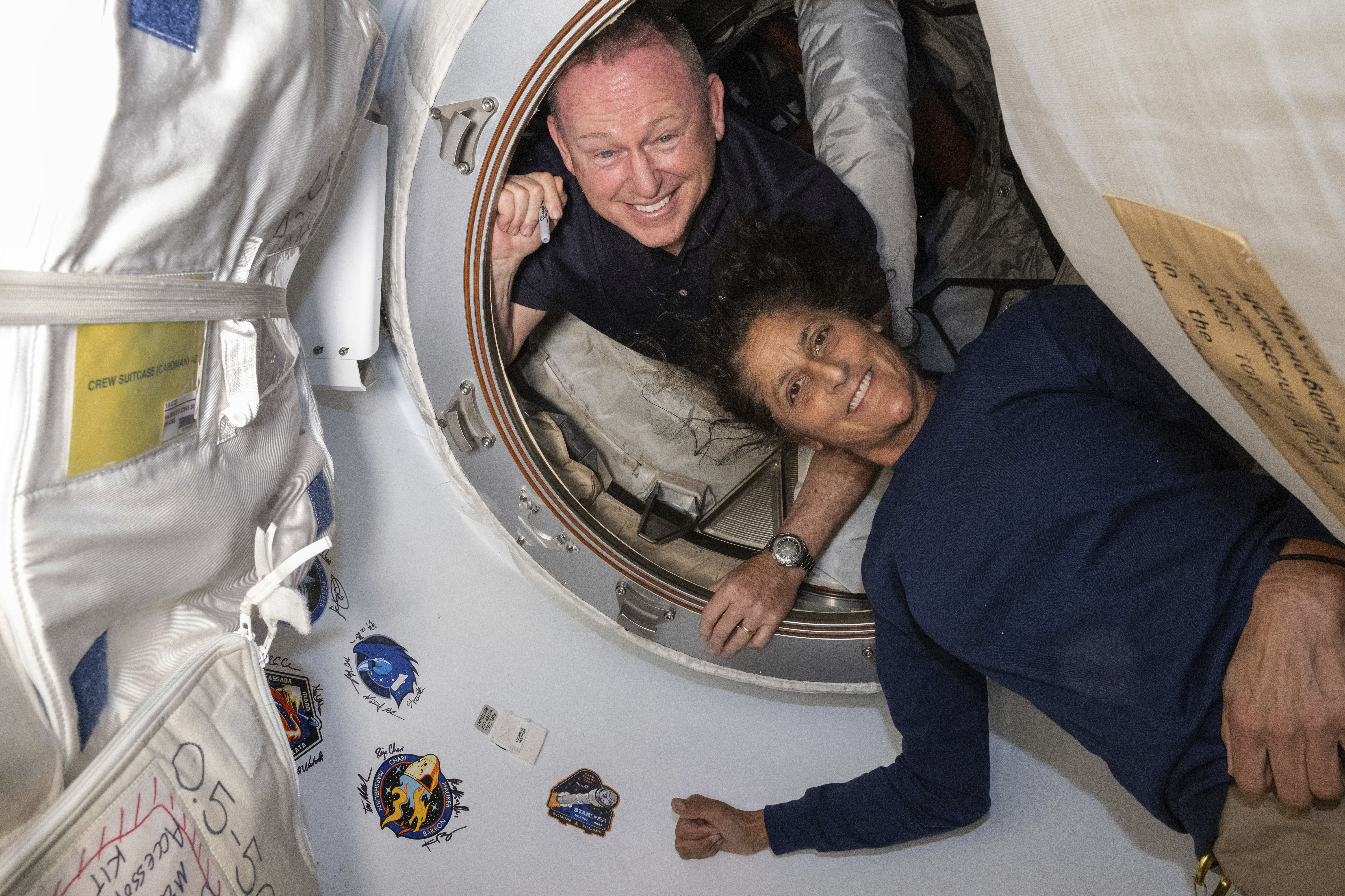 Astronauts Butch Wilmore and Suni Williams