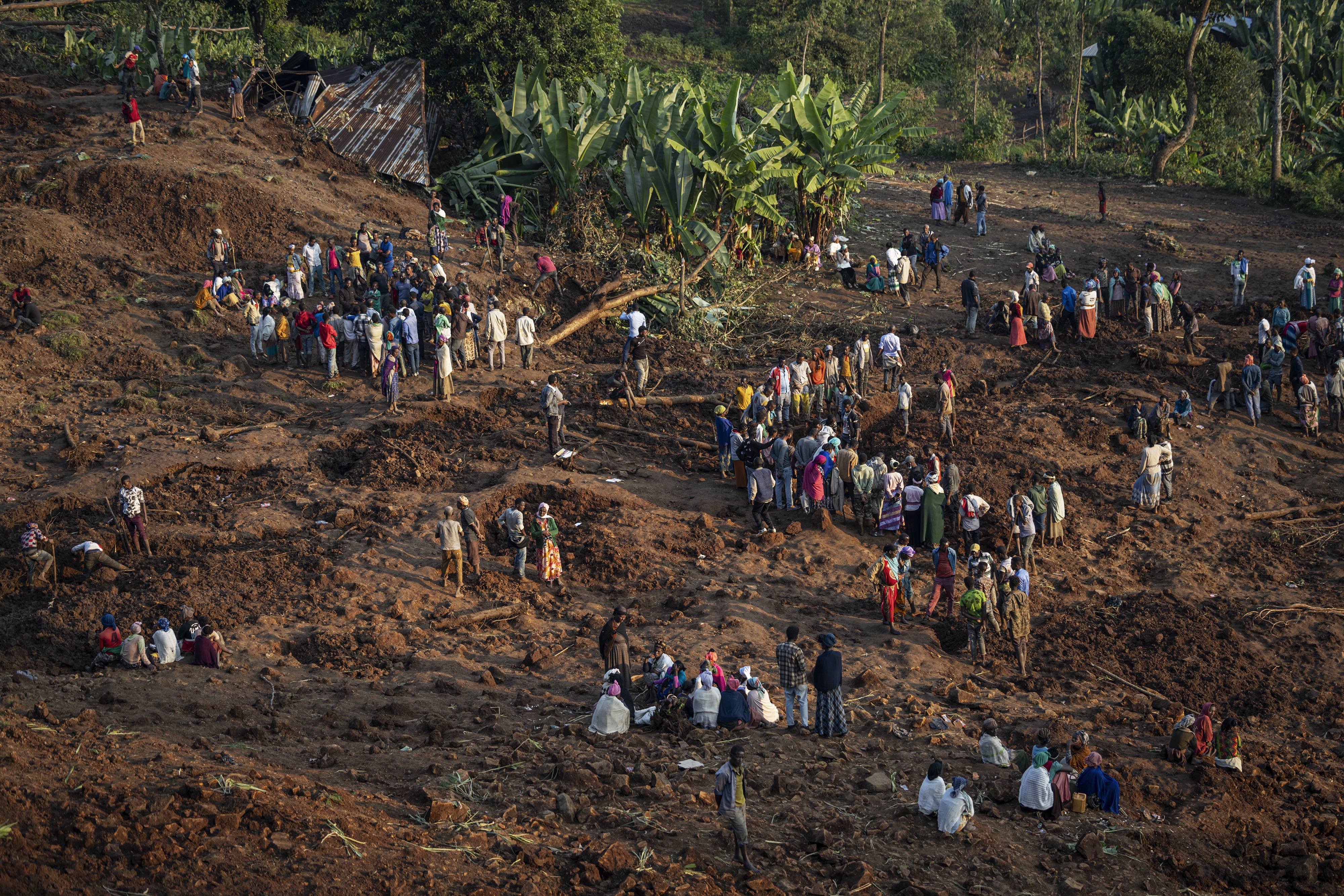 Search for people missing after Ethiopia mudslides continues as death toll rises to 257