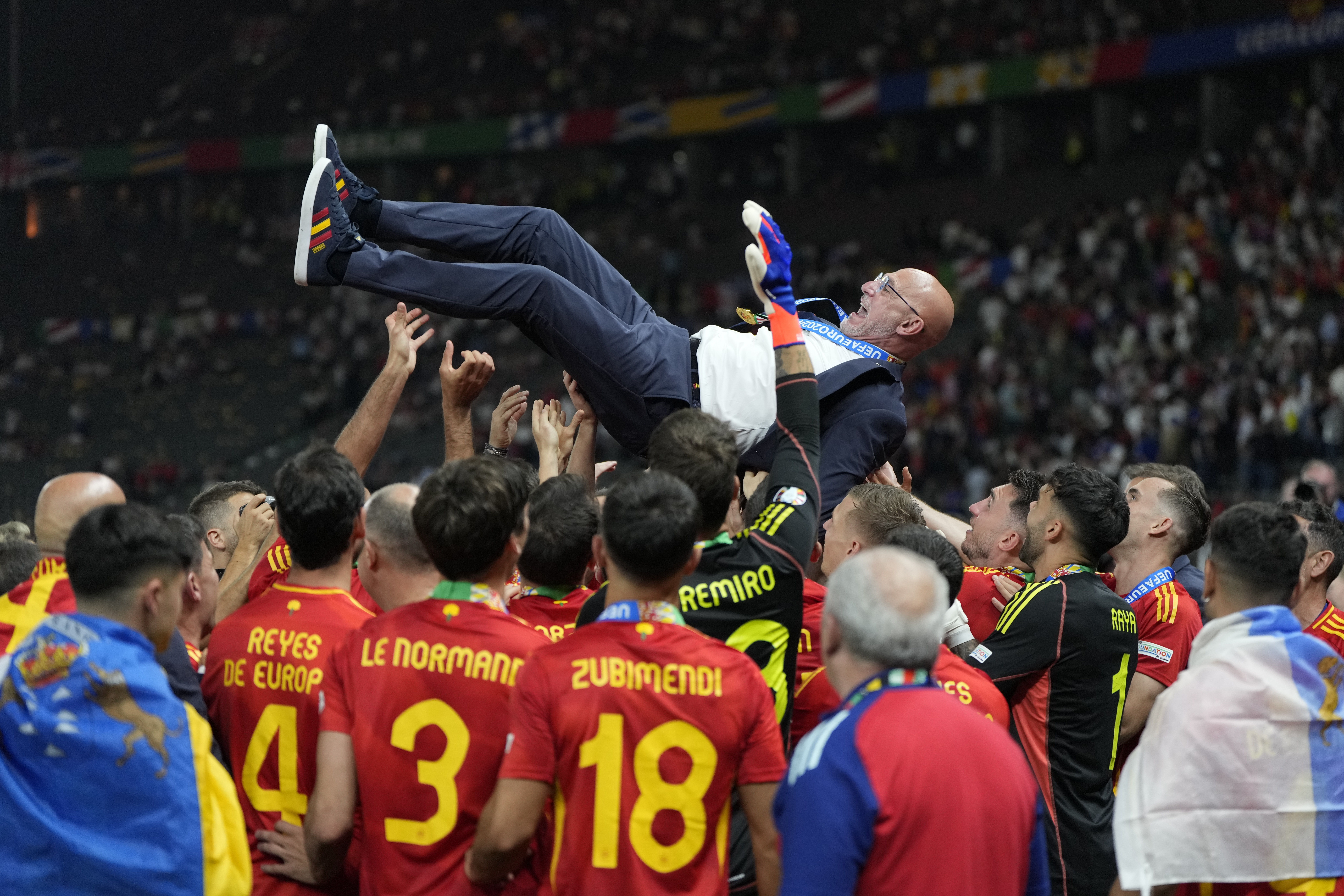 Celebrations as Spain wins record fourth European Championship title