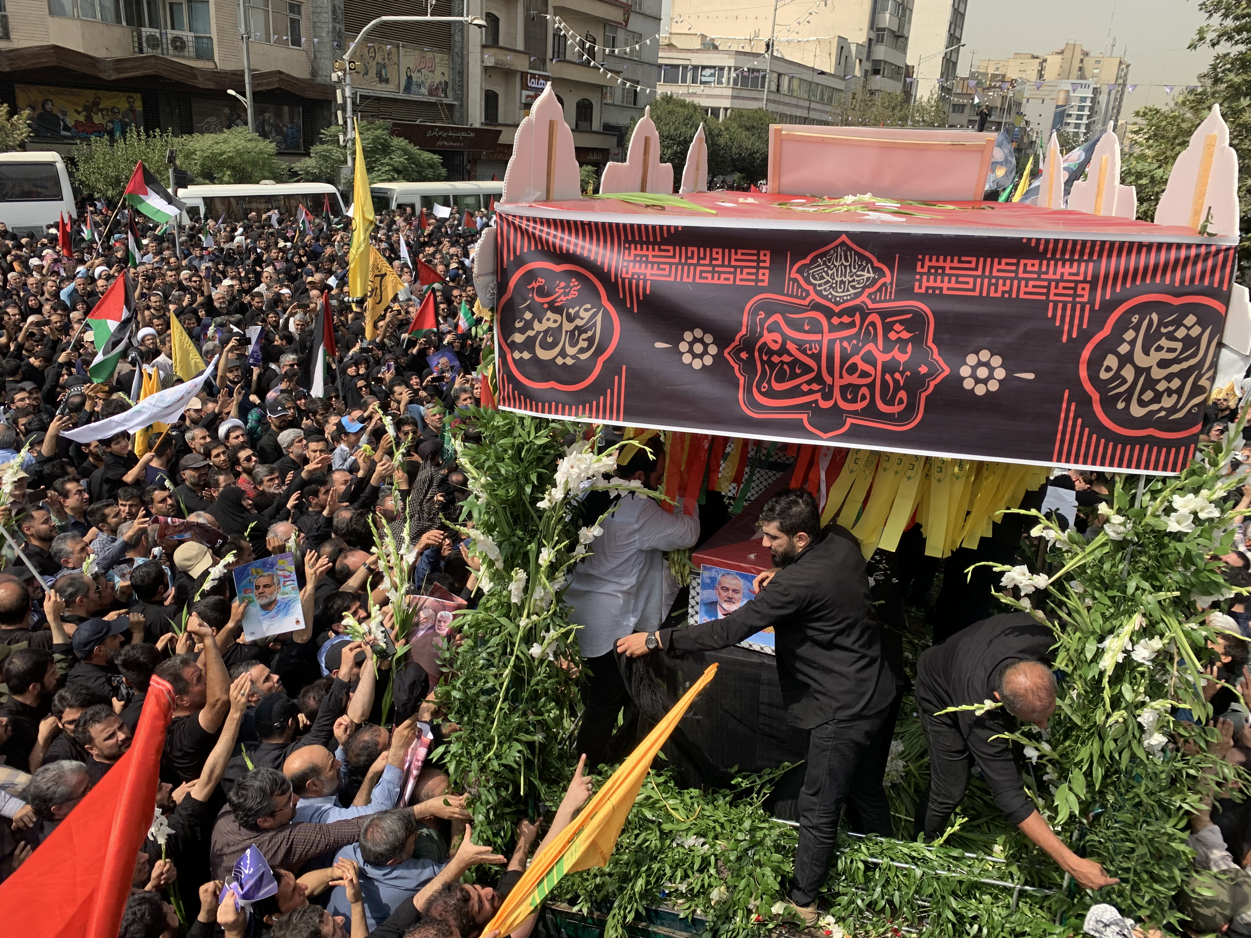 Funeral prayer of the Hamas political chief Ismail Haniyeh in Tehran
