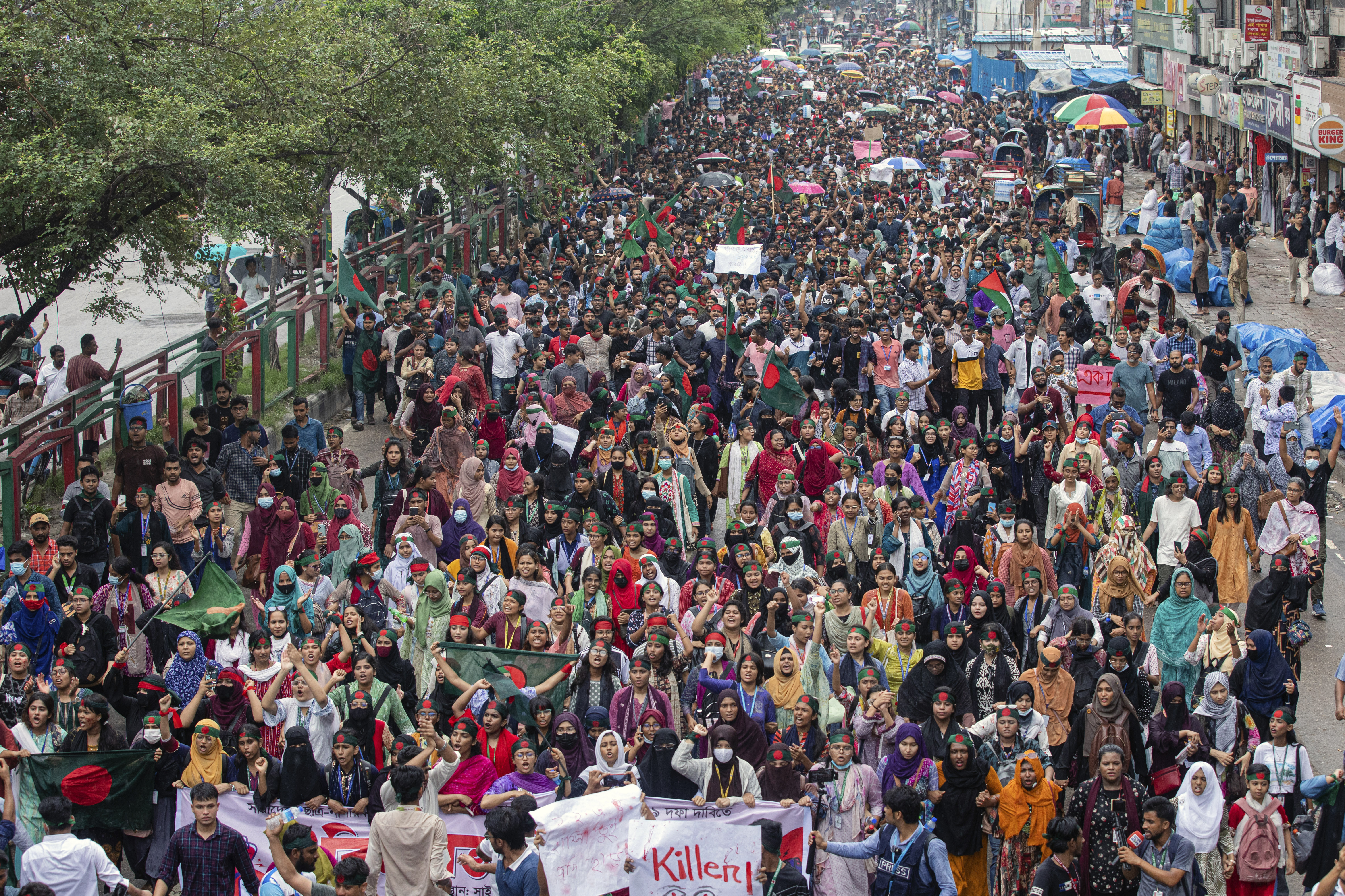 Protests break out again in Bangladesh