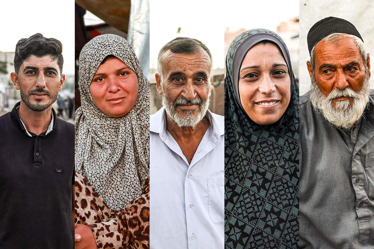 From left: Ibrahim Rushdi, Rahma Al Sakani, Saleh Al-Shanat, Nada Al-Samouni, and Khaled Abu Nasser