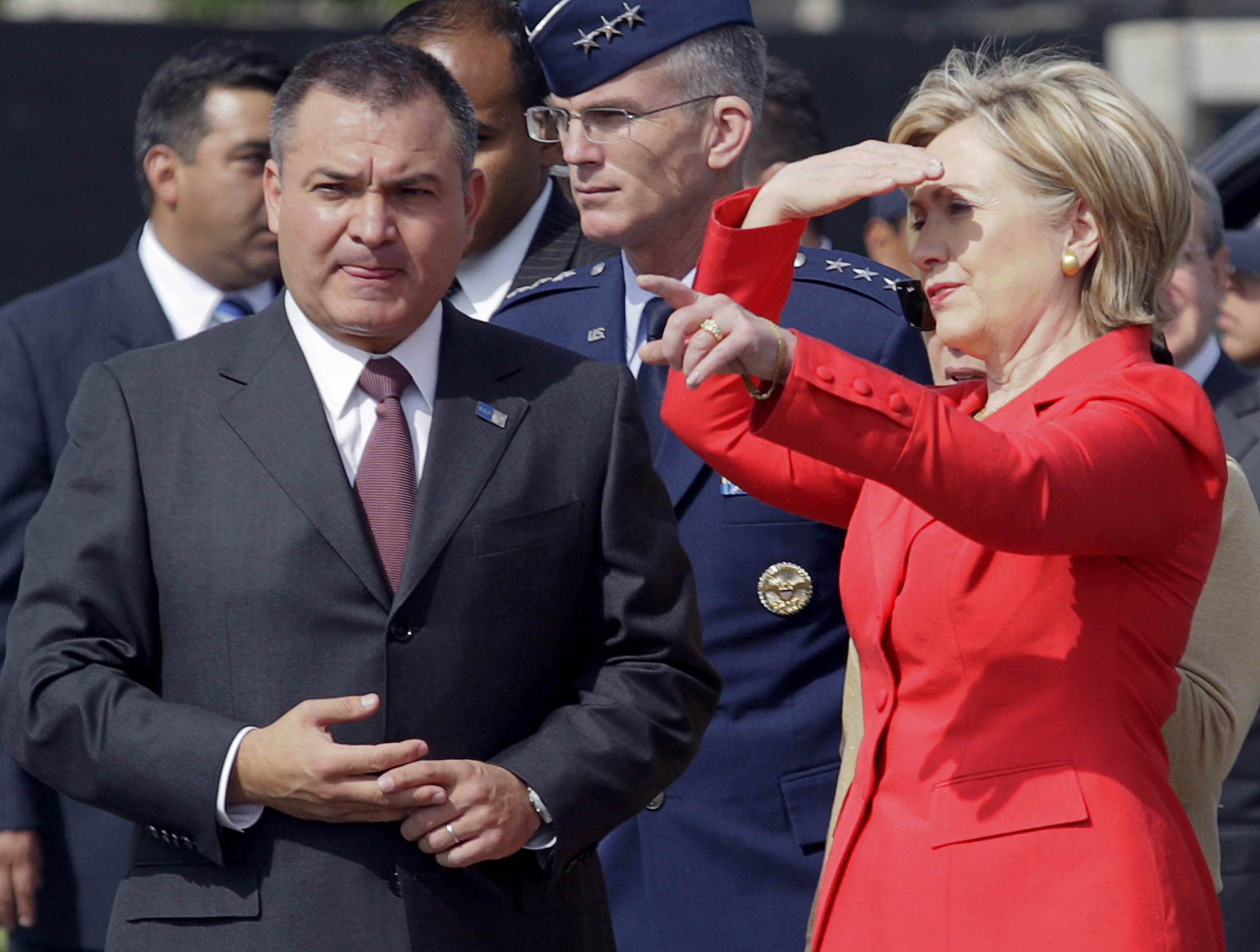 Garcia Luna and Clinton