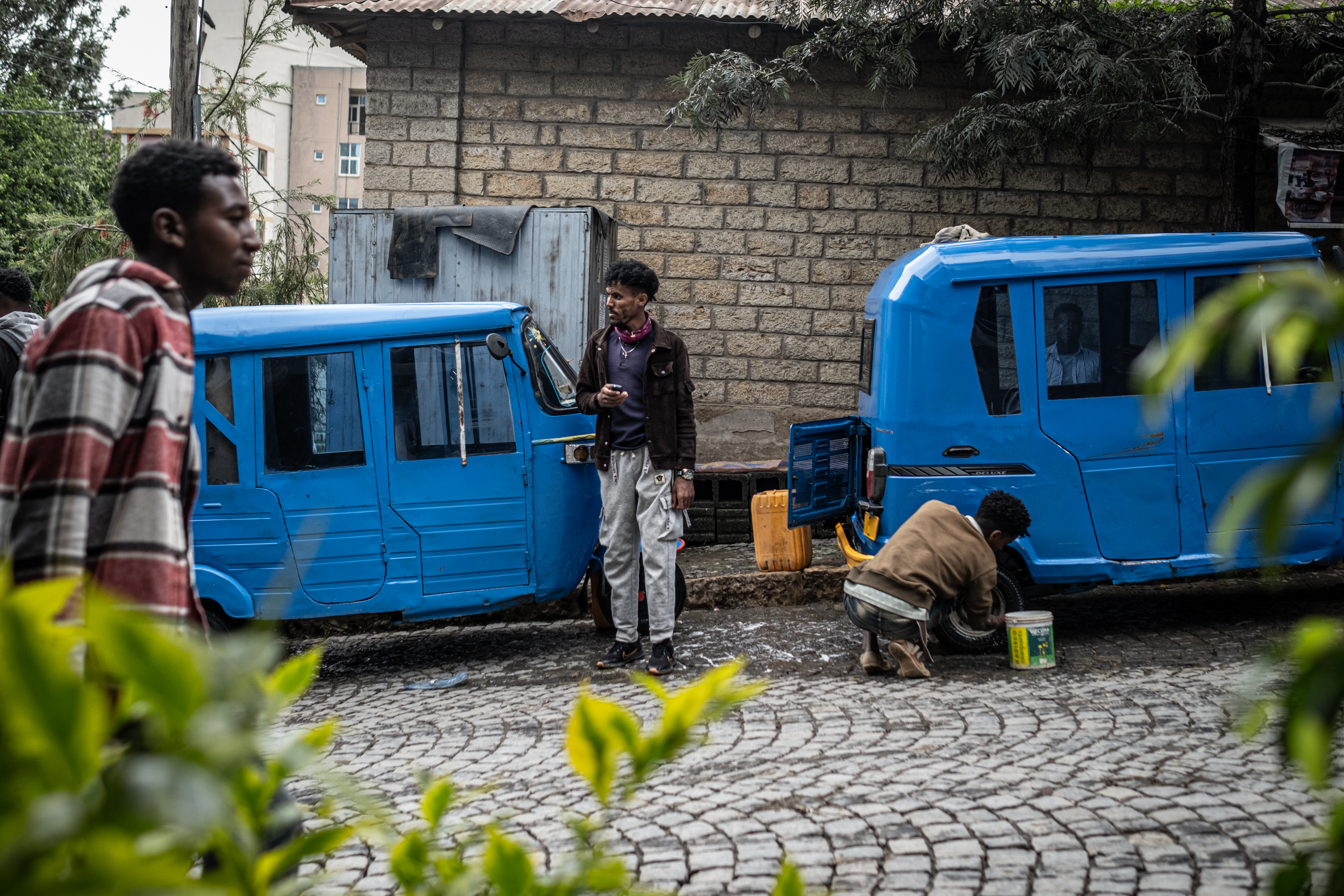 Bajaj driver in Tigray