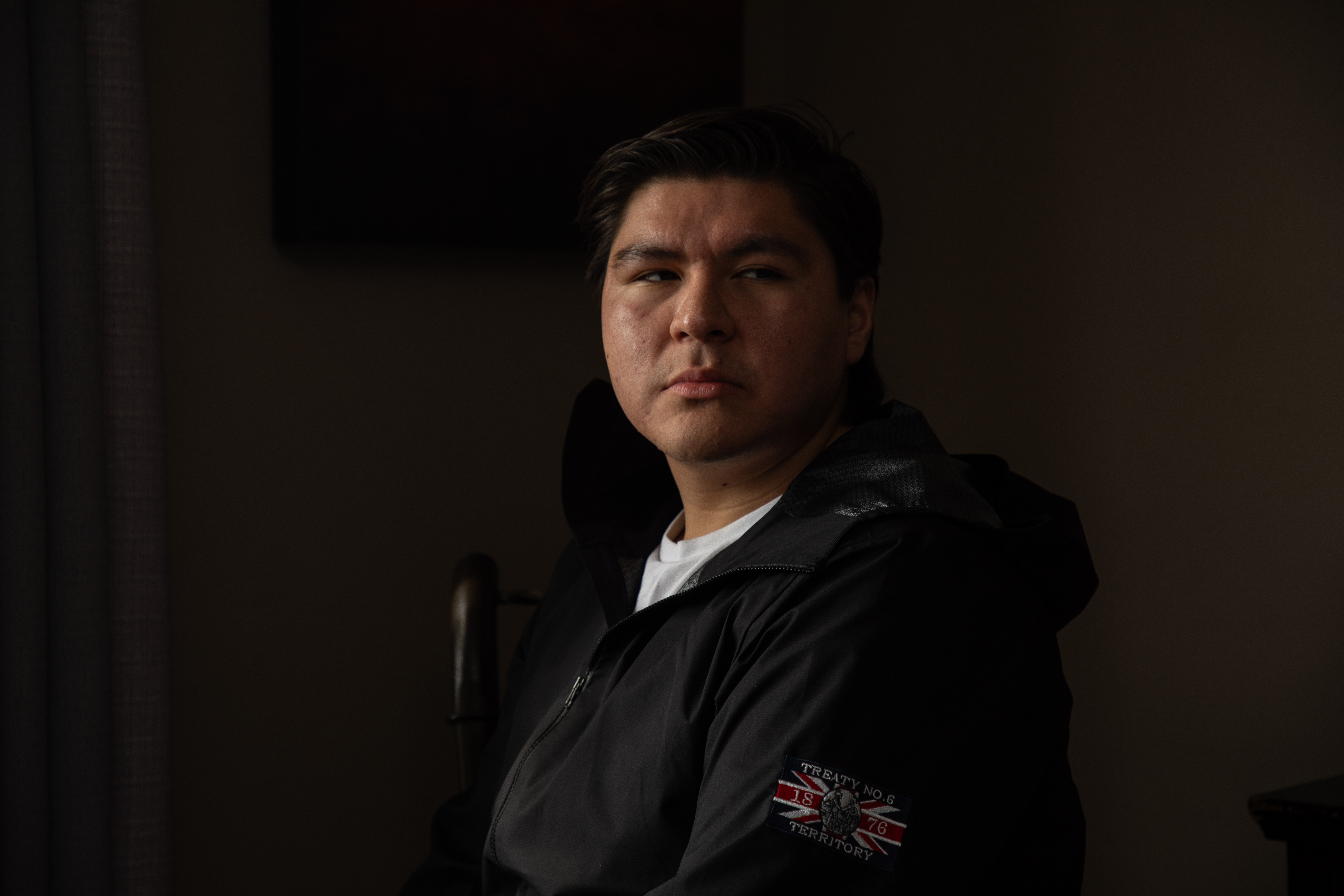 Samson Cree Nation councillor Izaiah Swampy-Omeasoo