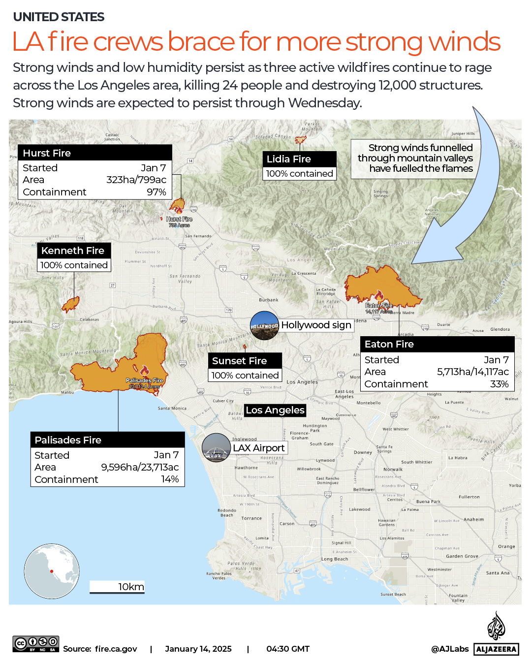 INTERACTIVE-LA fires - Palisades Eaton Hurst Fire Map Jan 14-1736830481