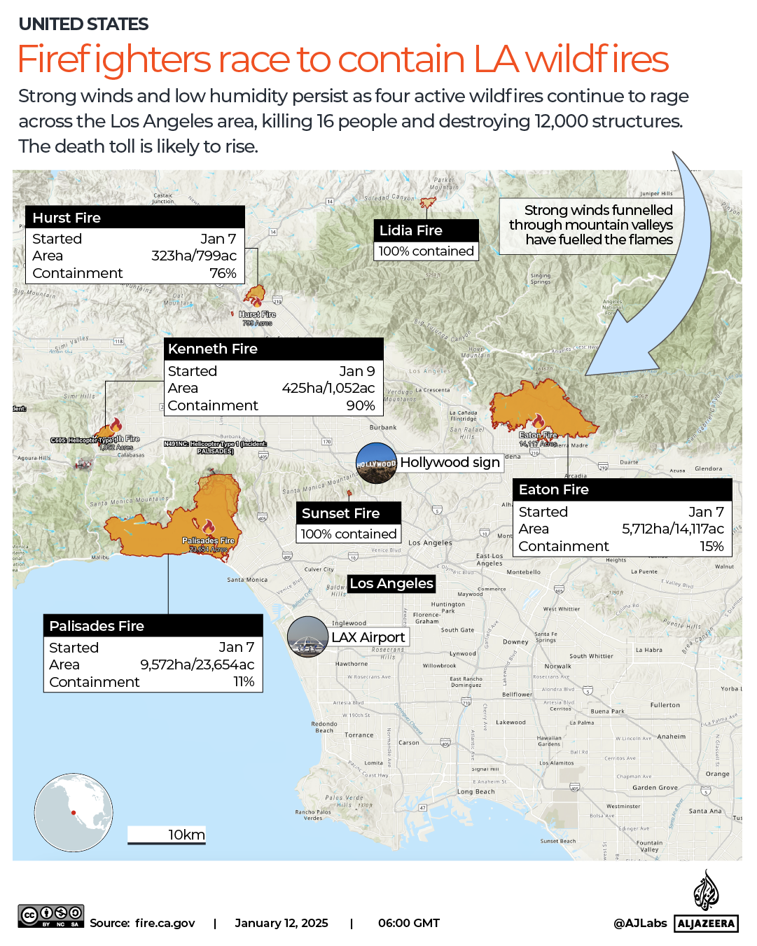 INTERACTIVE-LA fires - Palisades Eaton Hurst Kenneth Fire Map Jan 12-1736664920