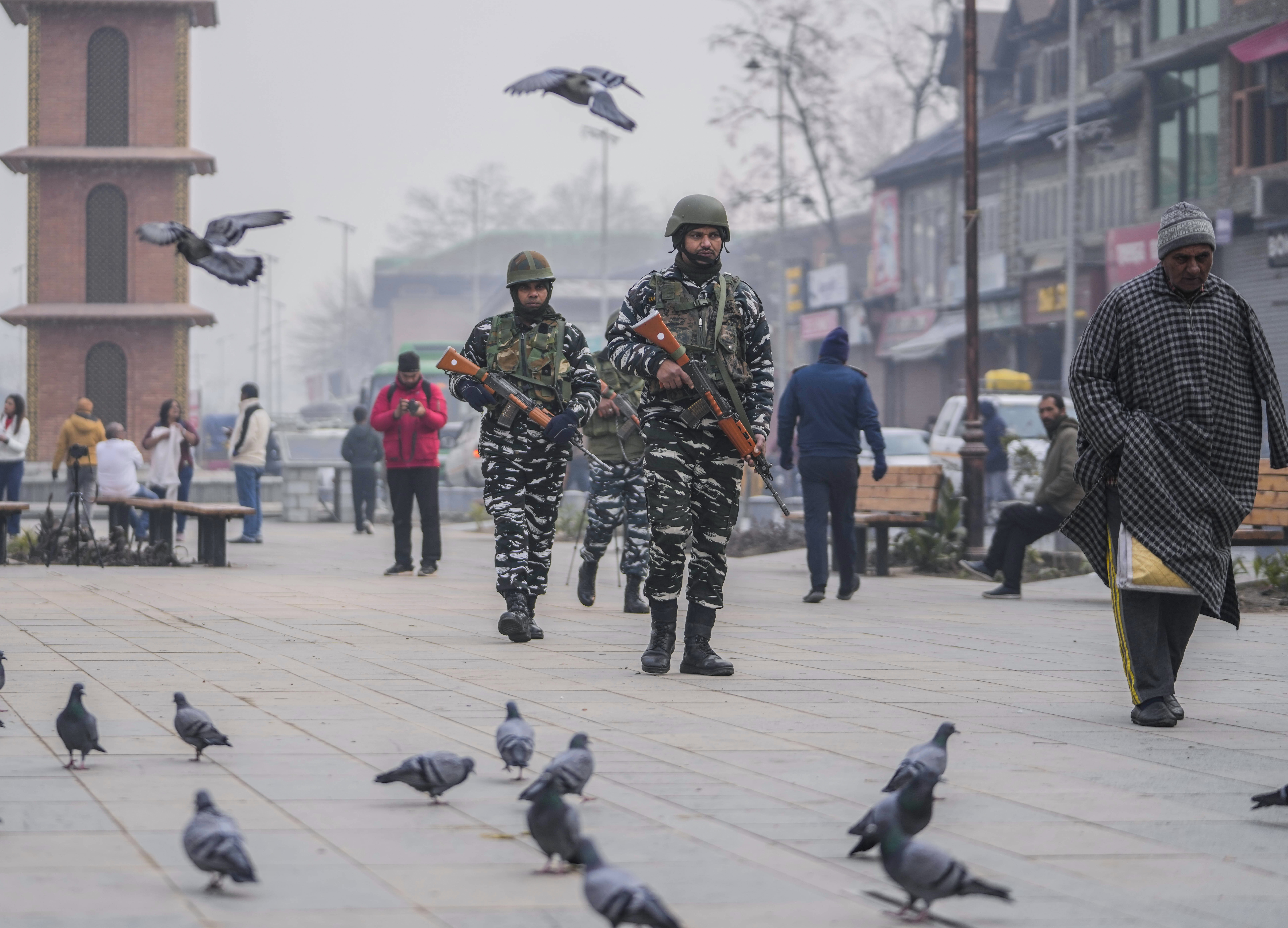 India Kashmir soldiers Srinagar