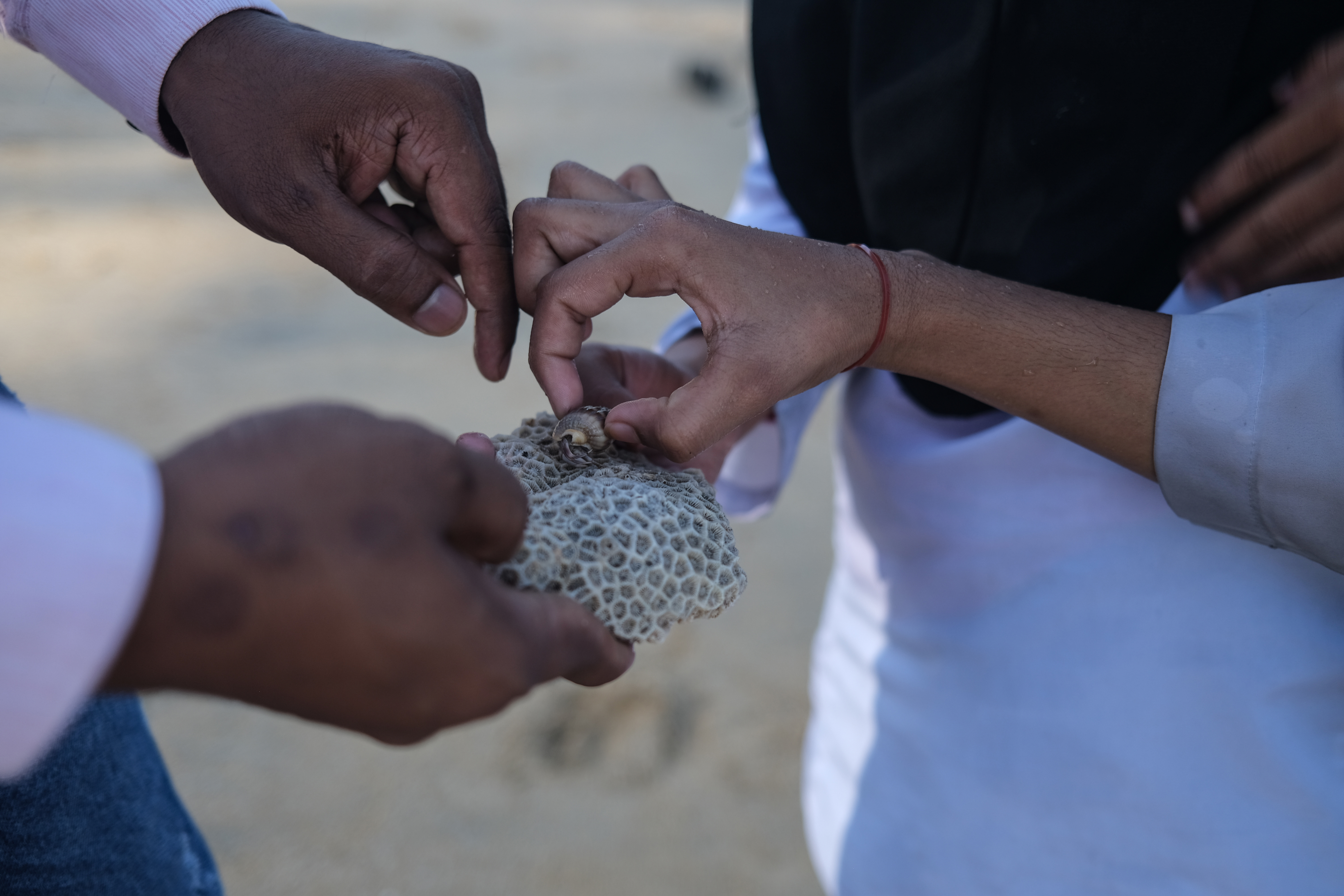 Rohingya children in Malaysia overcome fear to enjoy a day at the beach