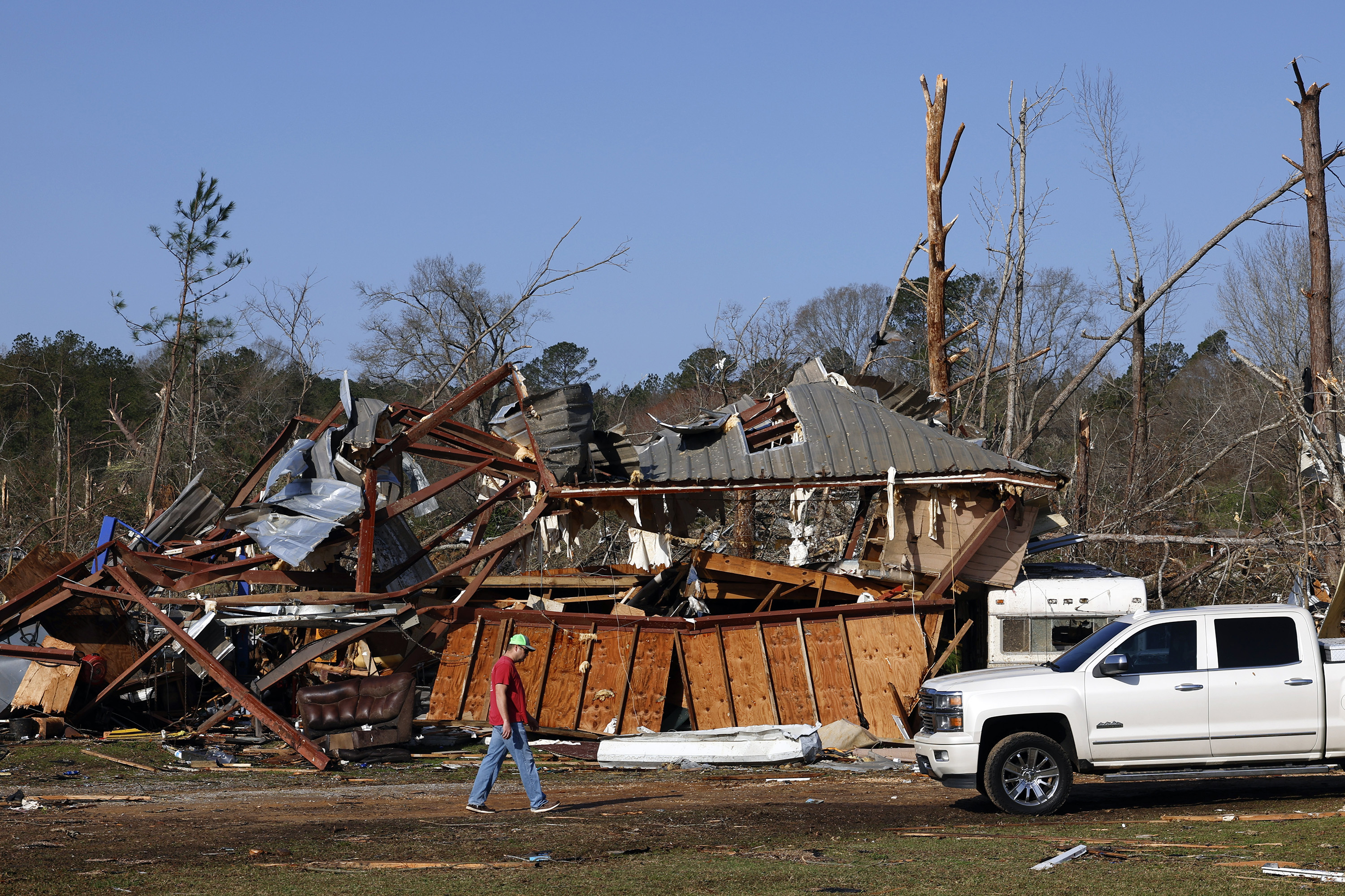 Severe weather system leaves trail of destruction across the US