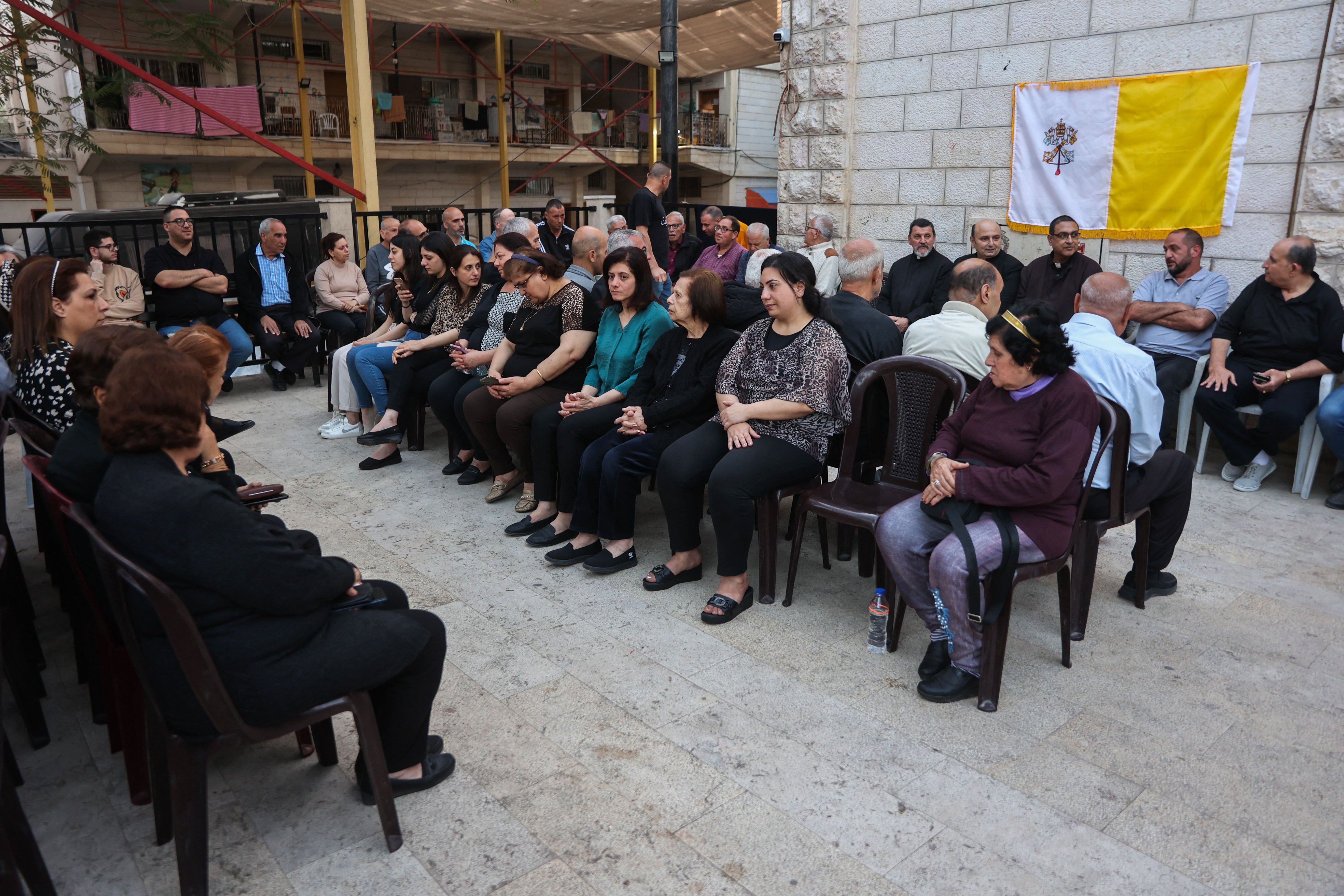 Gaza Christians mourn Pope's death