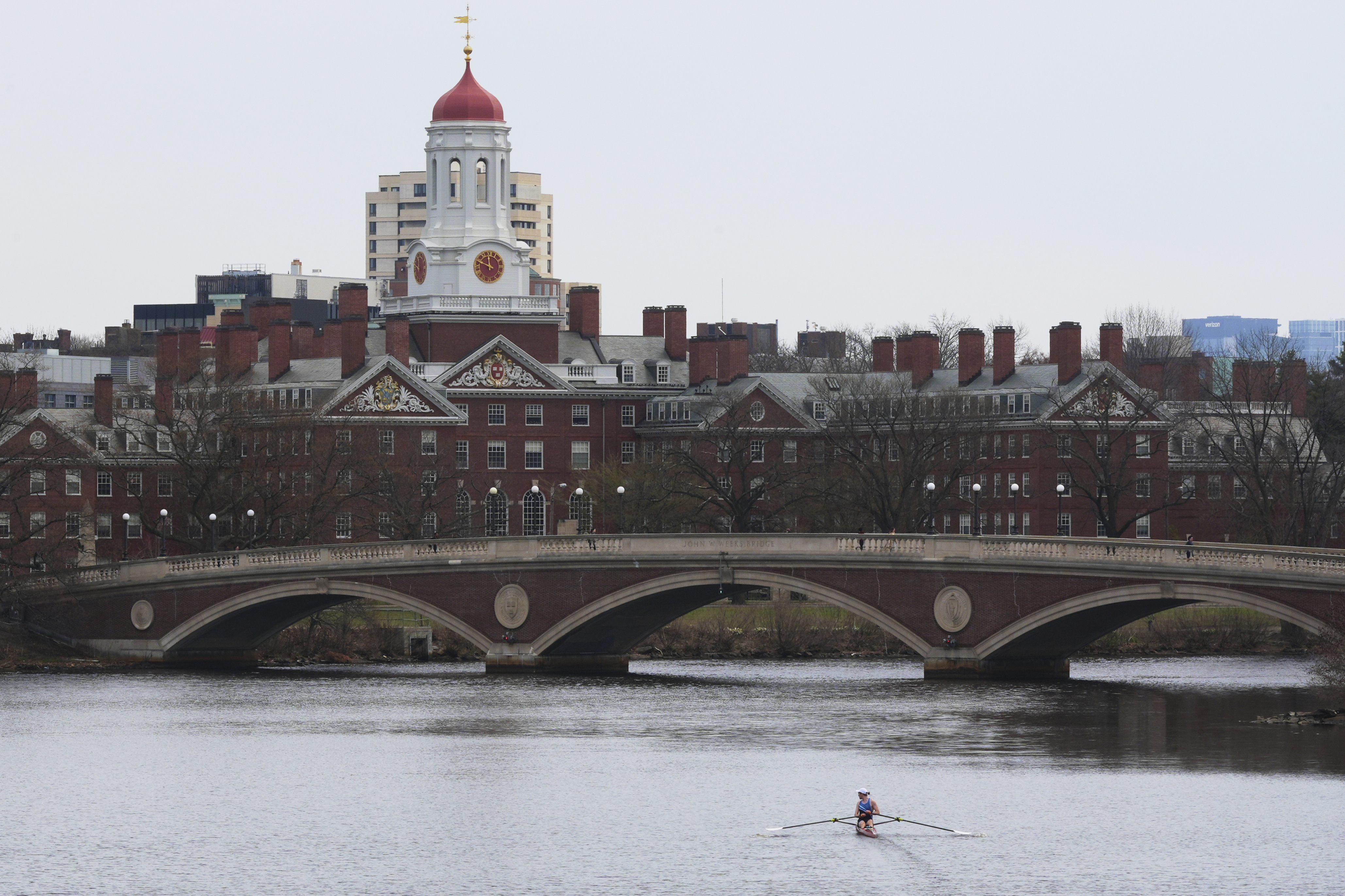 Harvard seen from the river