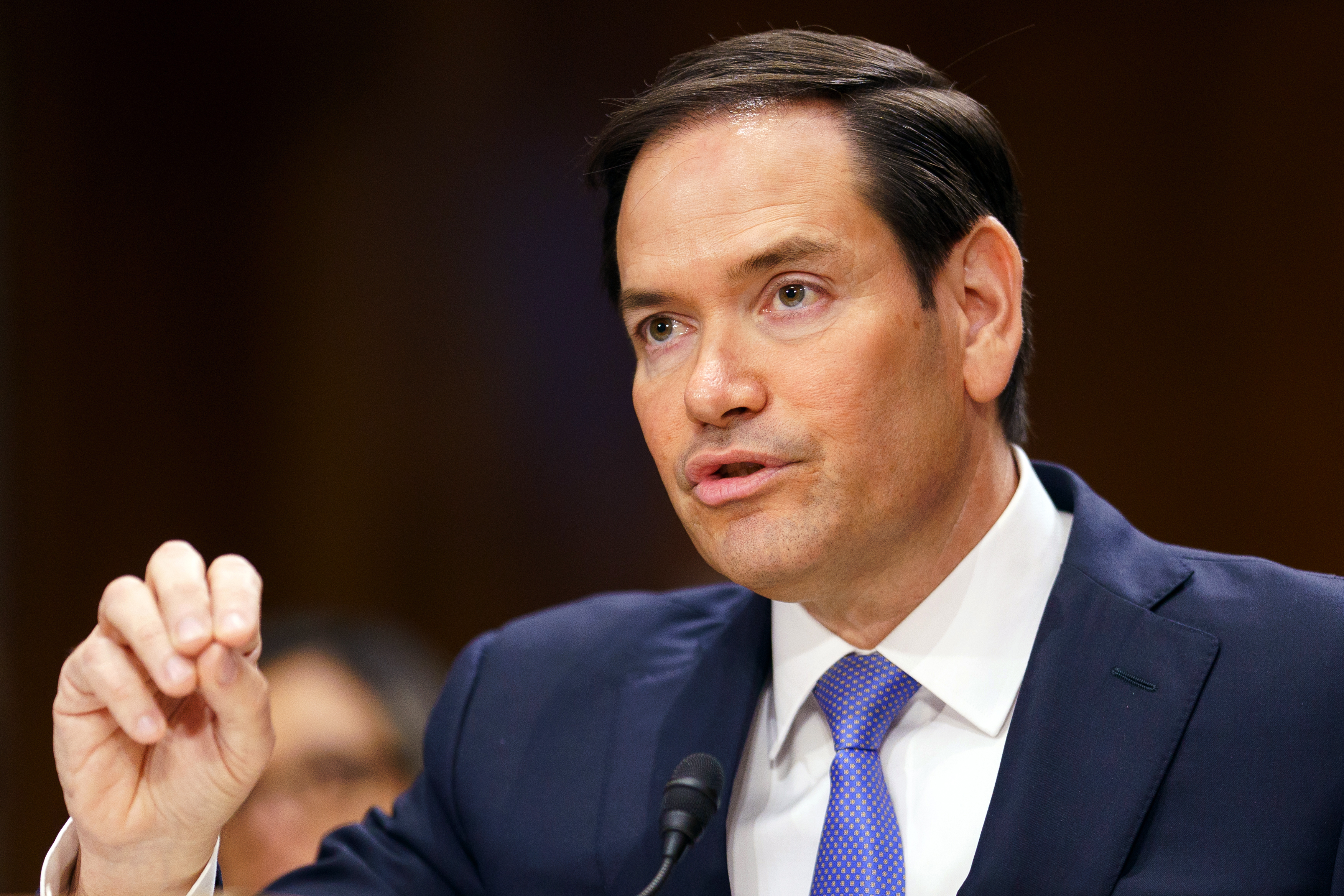 epa12119944 US Secretary of State Marco Rubio attends a budget hearing at the Senate Foreign Relations Committee hearing, at the US Capitol, Washington, DC, USA, 20 May 2025. EPA-EFE/WILL OLIVER