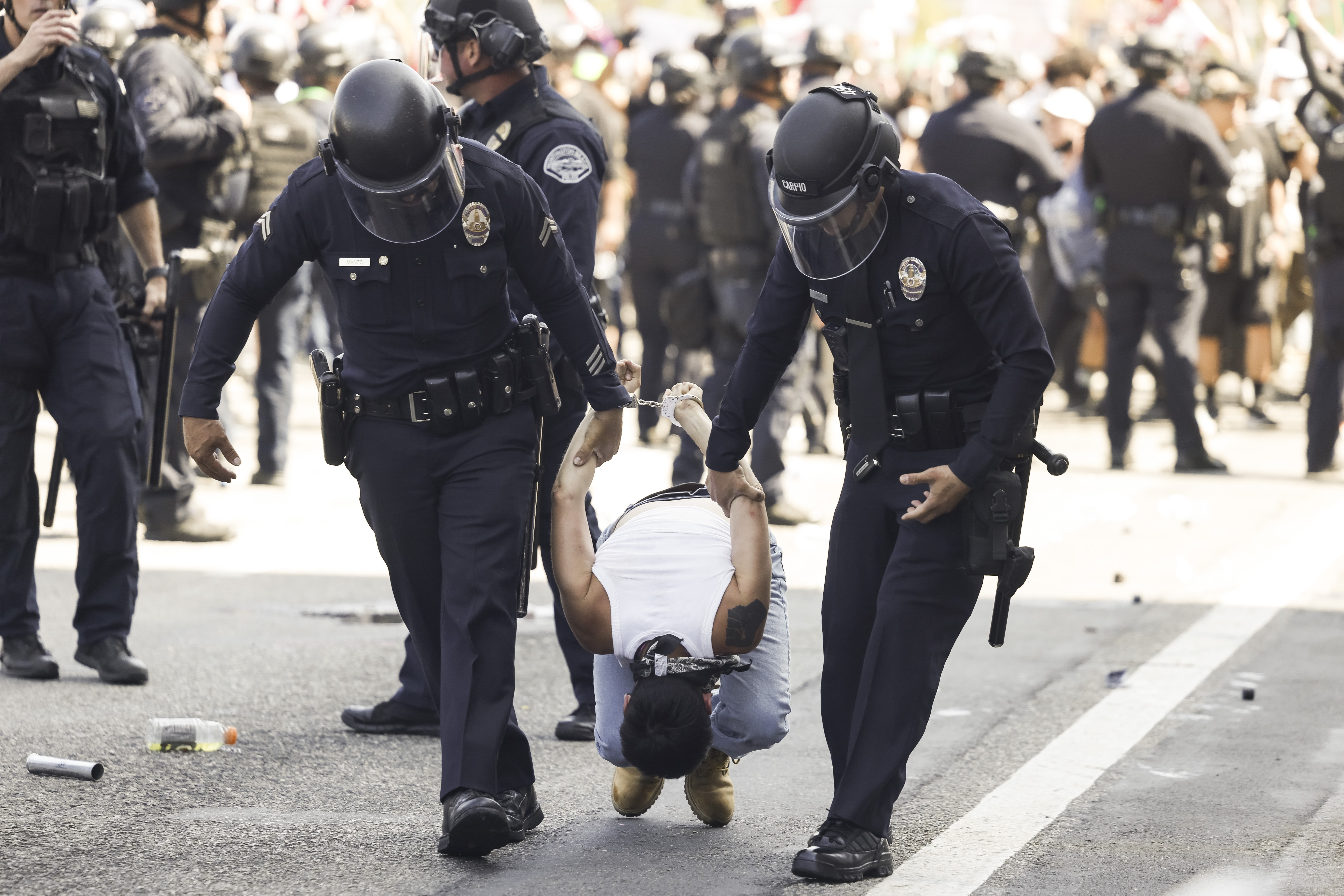 Protests intensify in Los Angeles as National Guard troops deploy