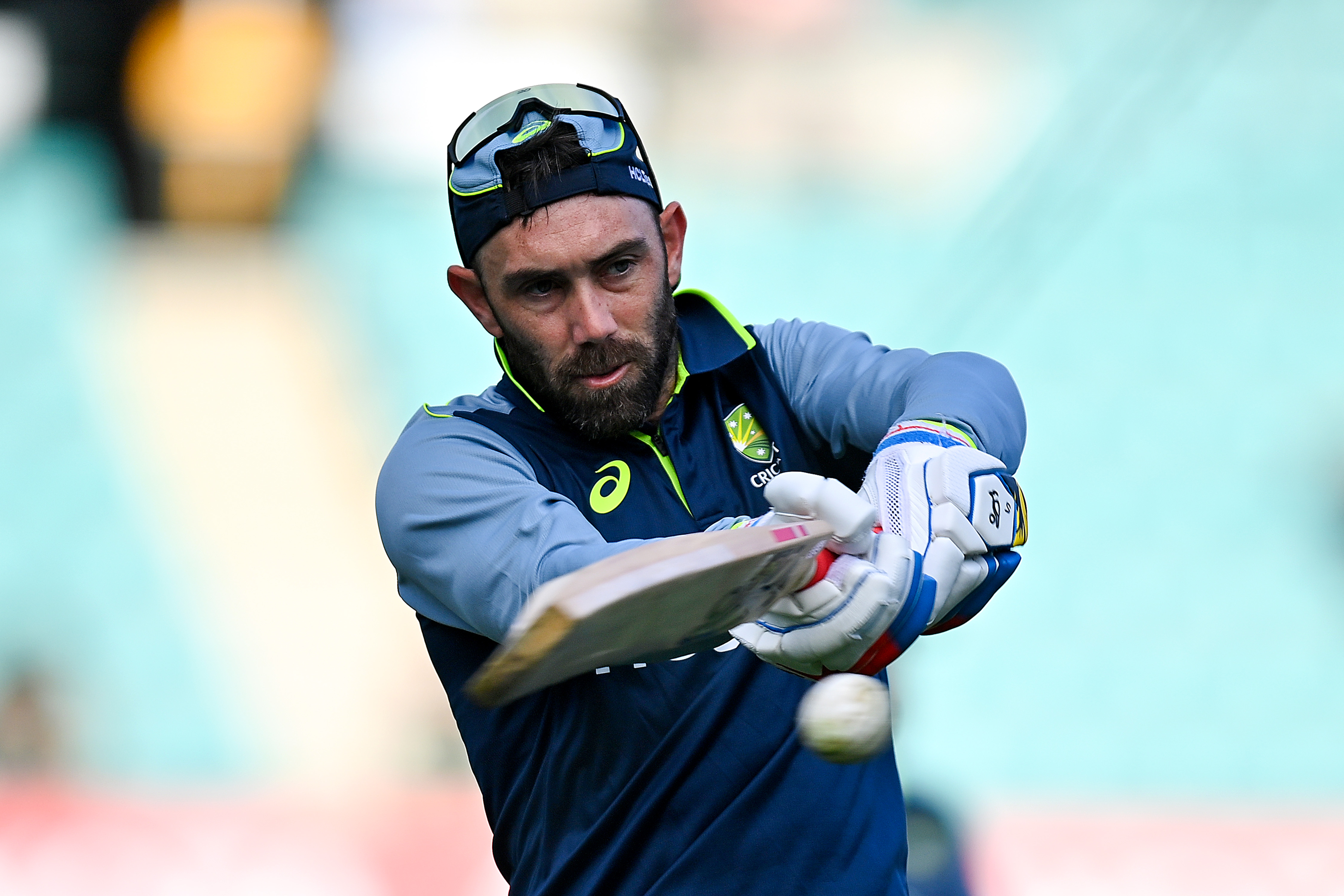 Glenn Maxwell in action.