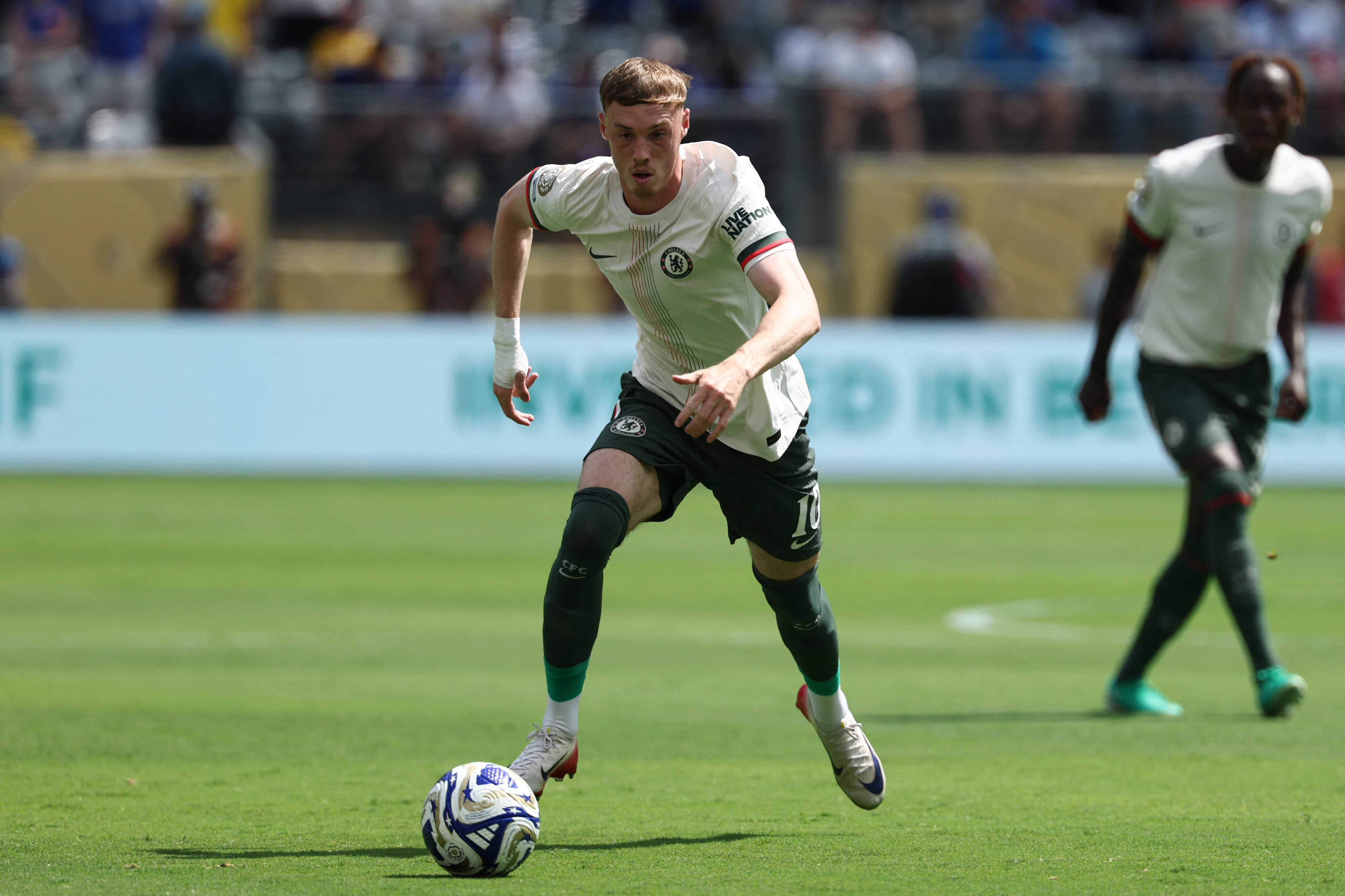 Cole Palmer in action.