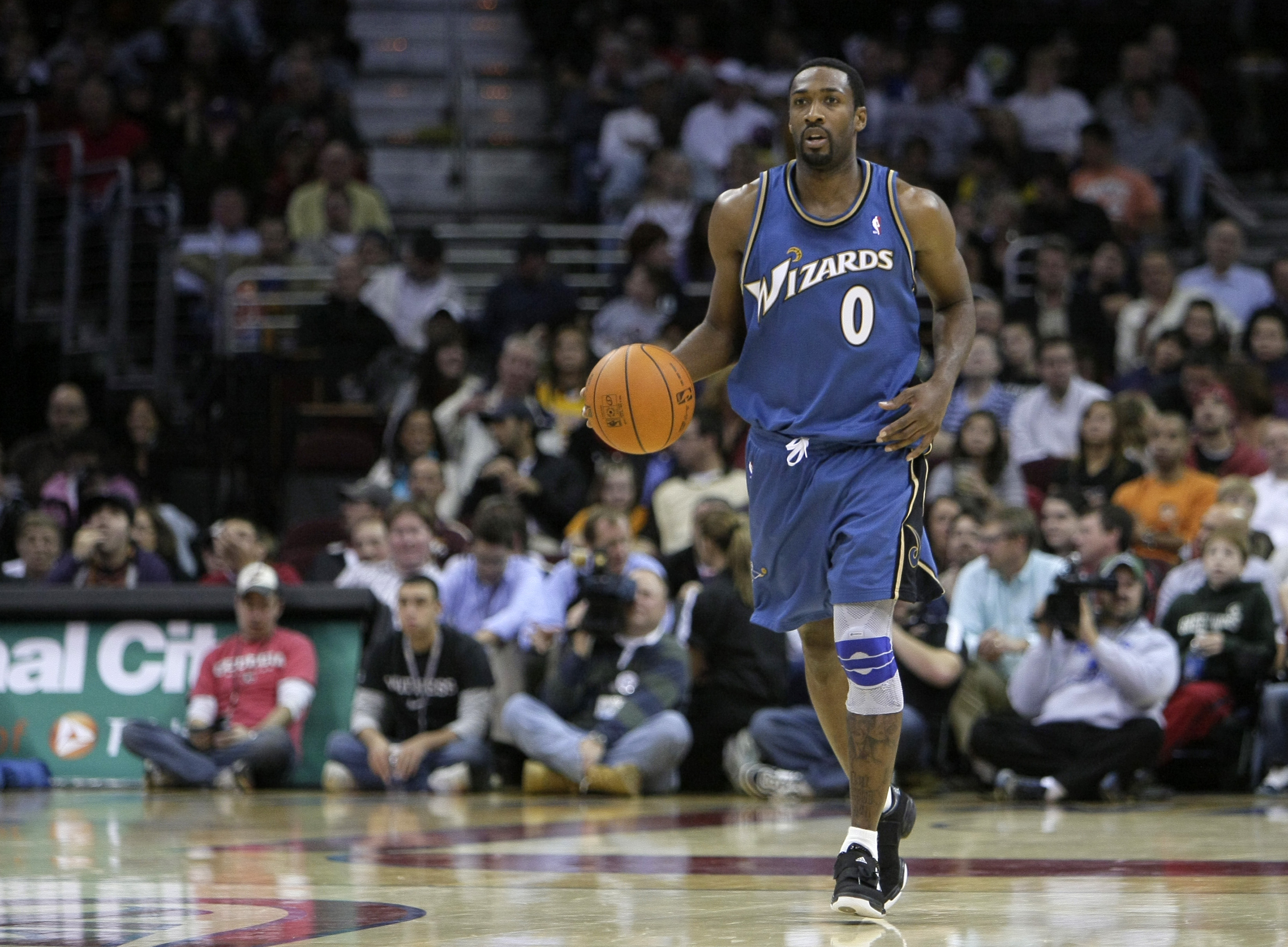 Gilbert Arenas in action.