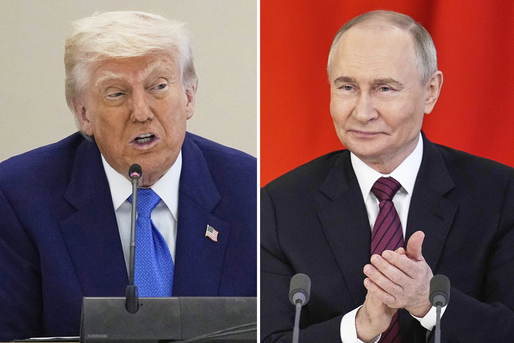 US President Donald Trump has given the Russian President Vladimir Putin an ultimatum to reach a deal on Ukraine [File: AP photo]