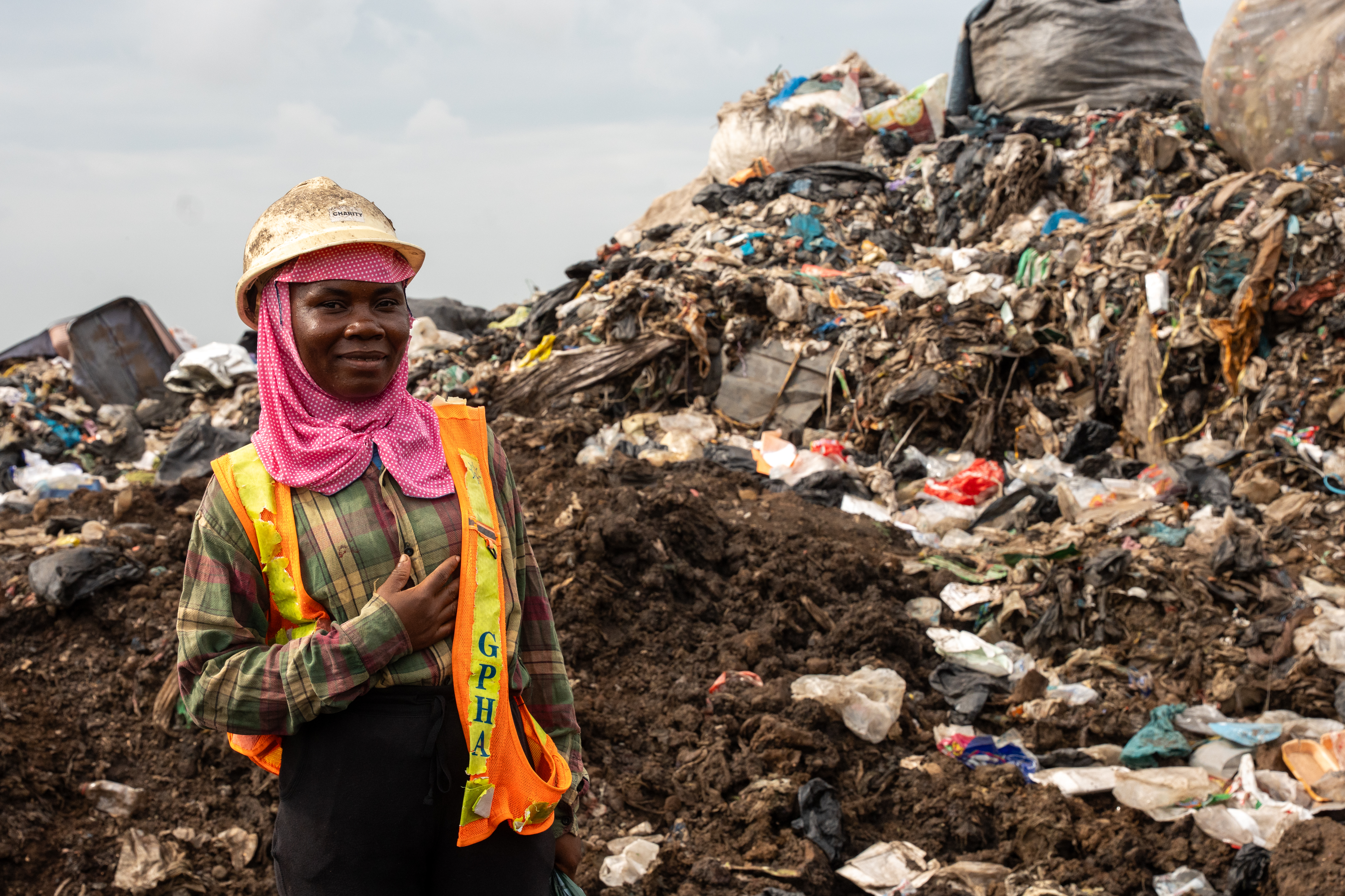 Ghana waste workers