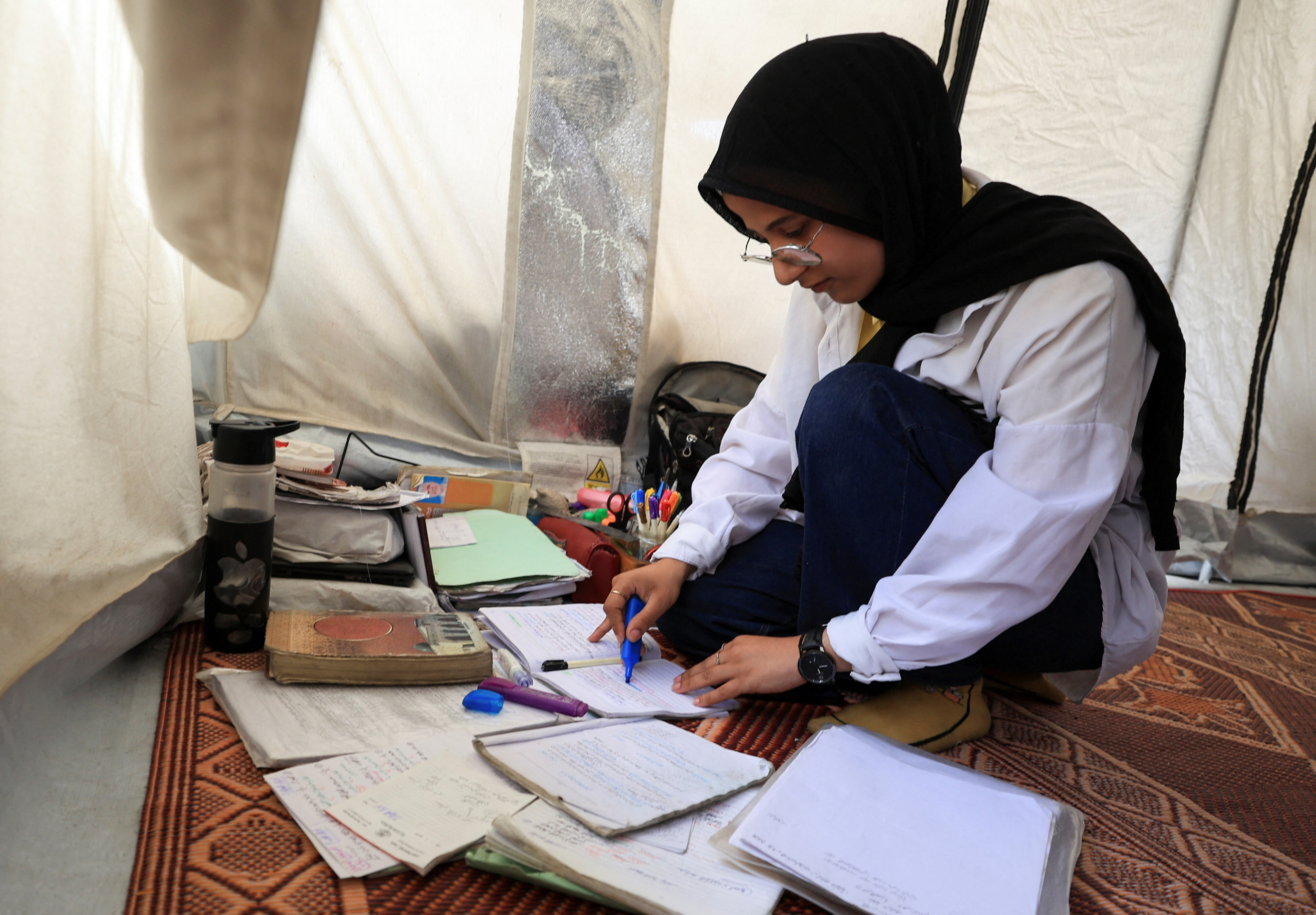 For Gaza students, big ambitions replaced by desperate search for food