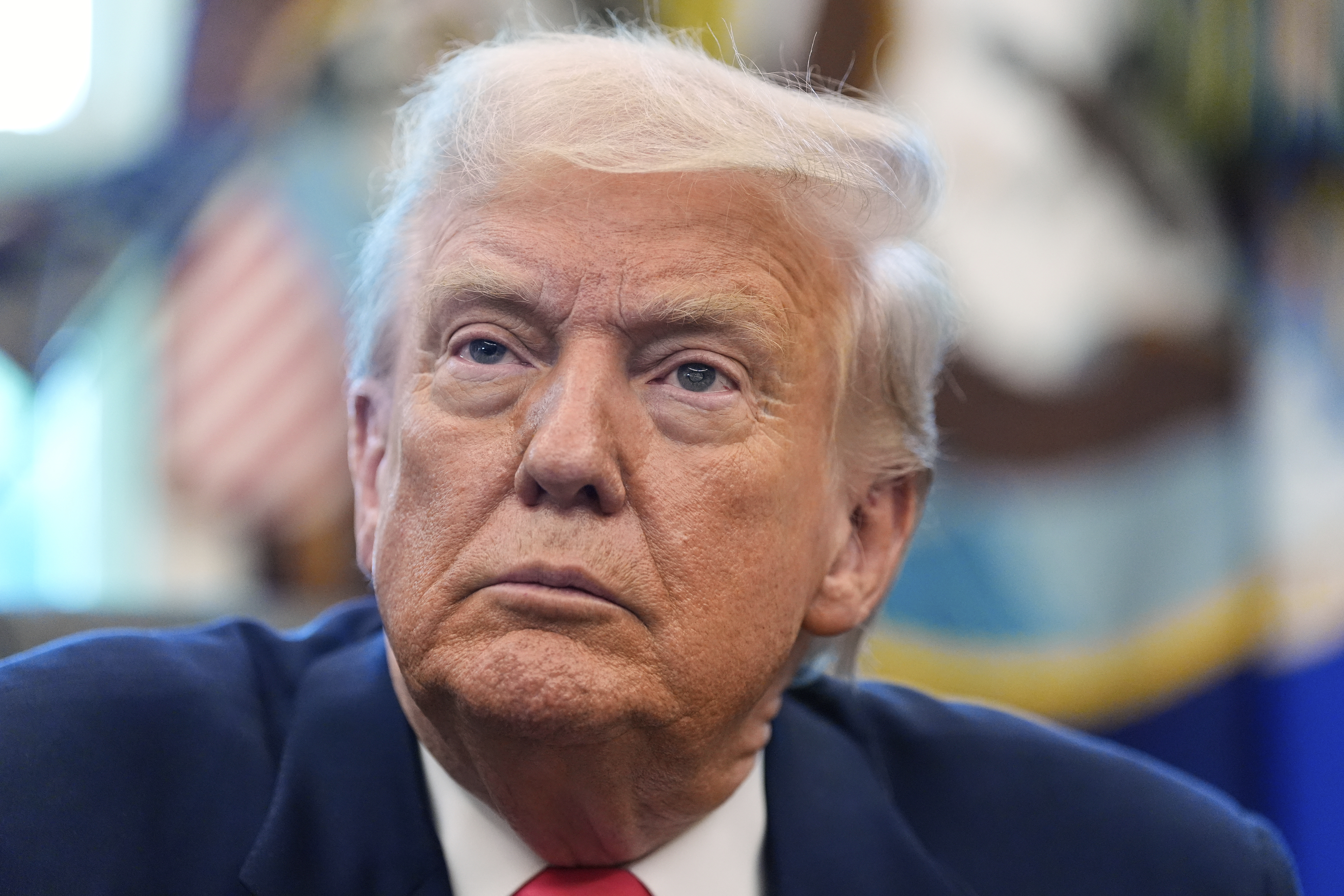 Donald Trump in close-up