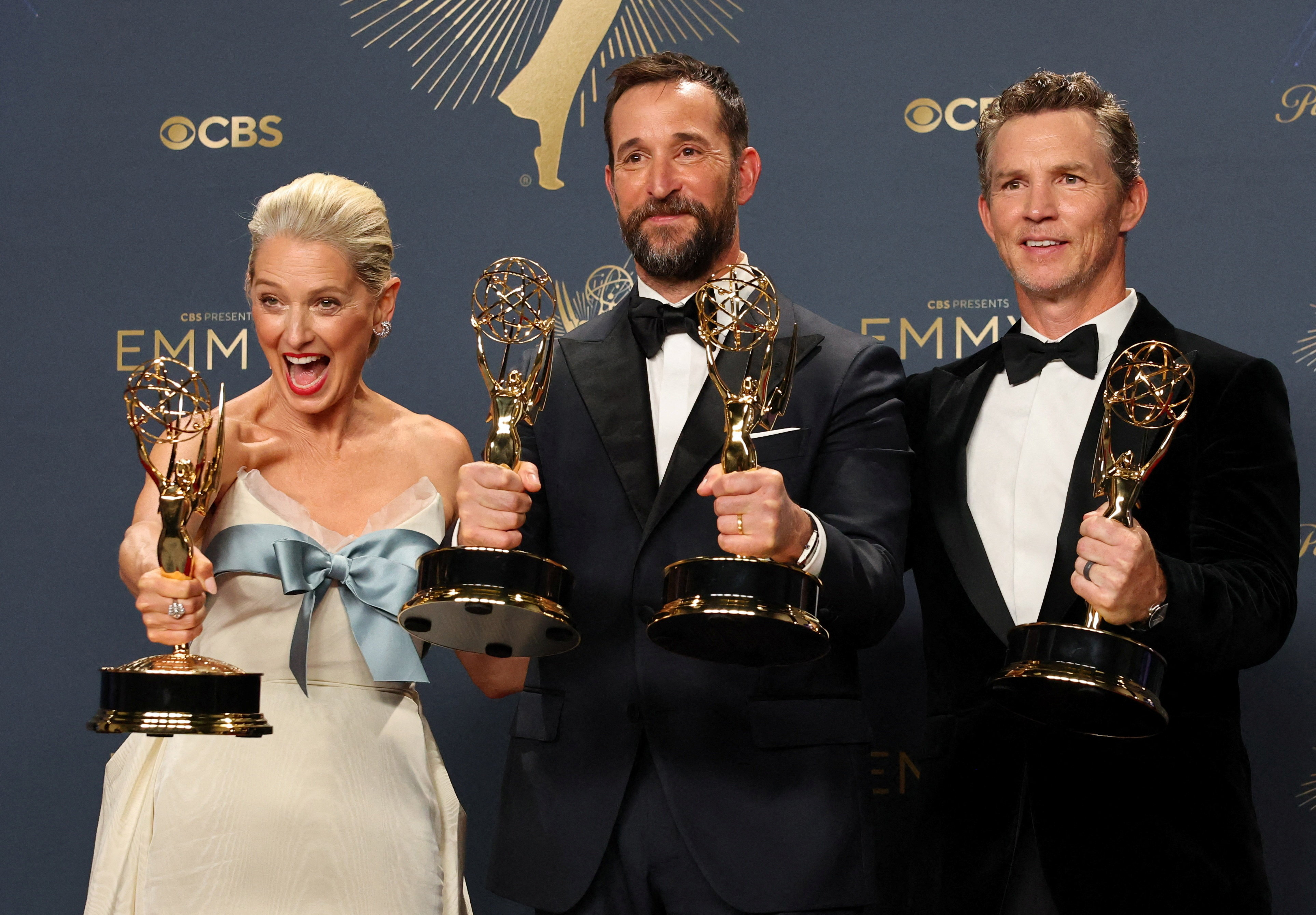 Katherine LaNasa and Noah Wyle with Shawn Hatosy