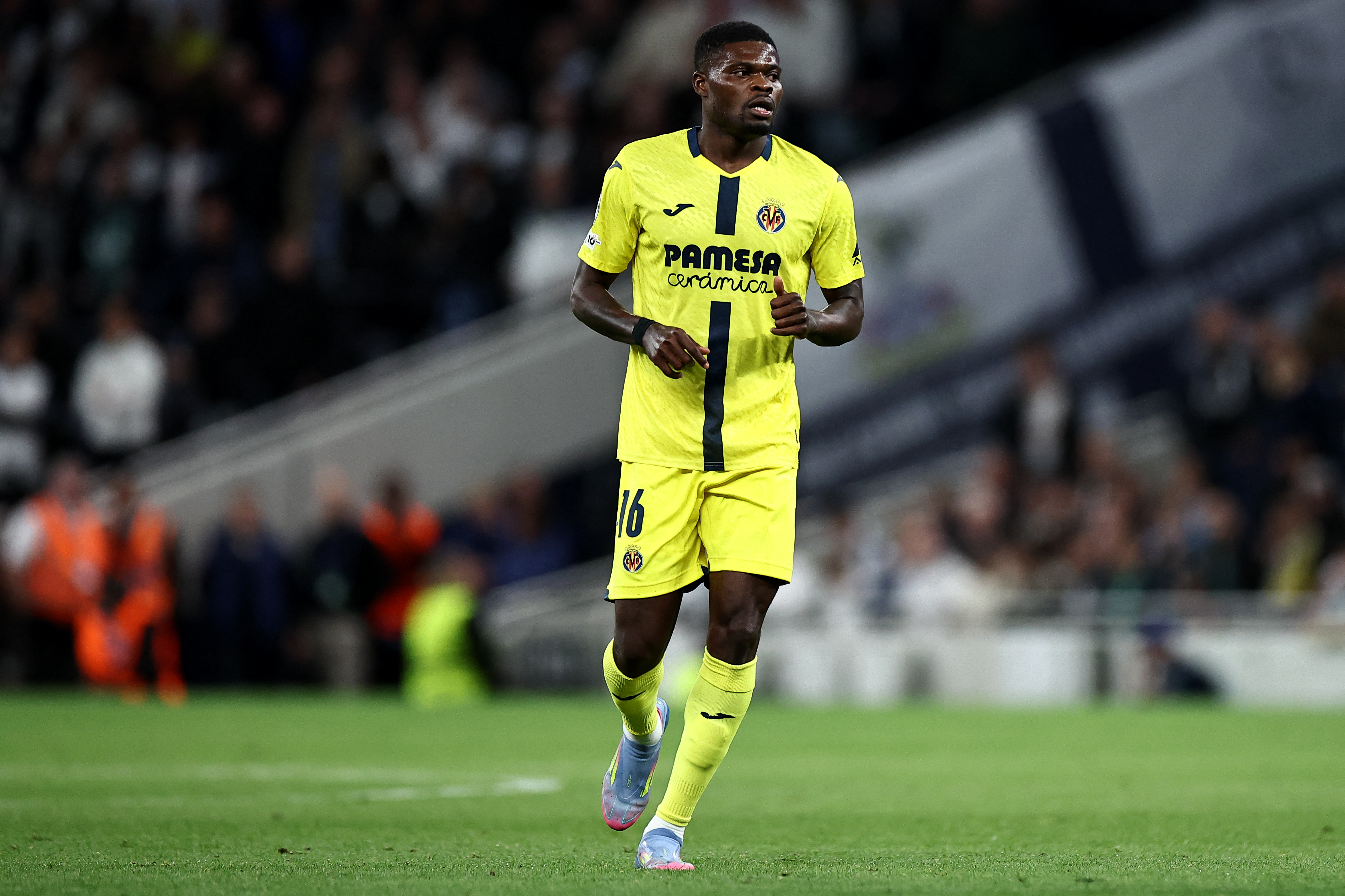 Thomas Partey in action.