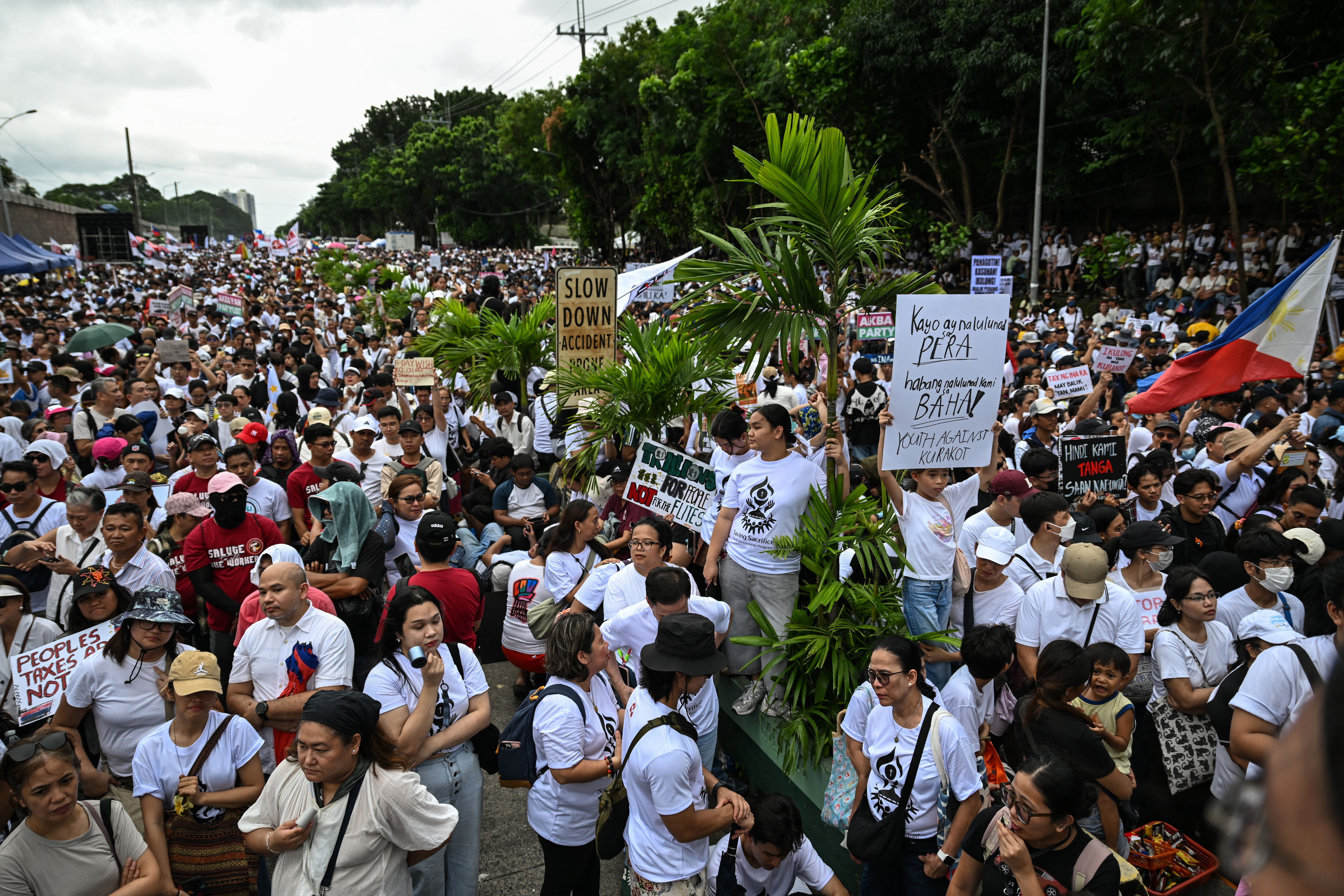 Thousands take to streets as Philippines protests flood control fraud