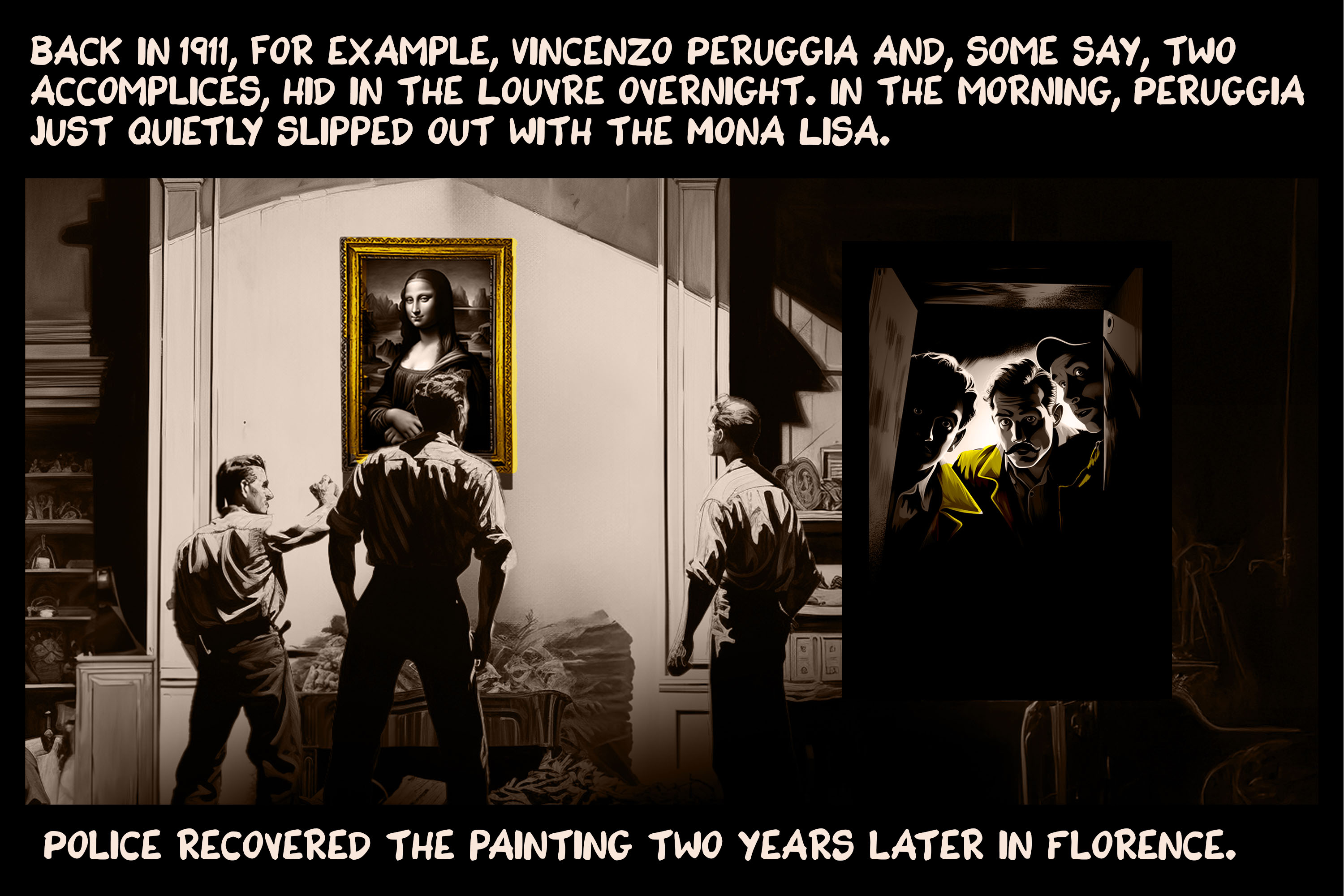 History Illustrated: The Louvre and other great museum heists