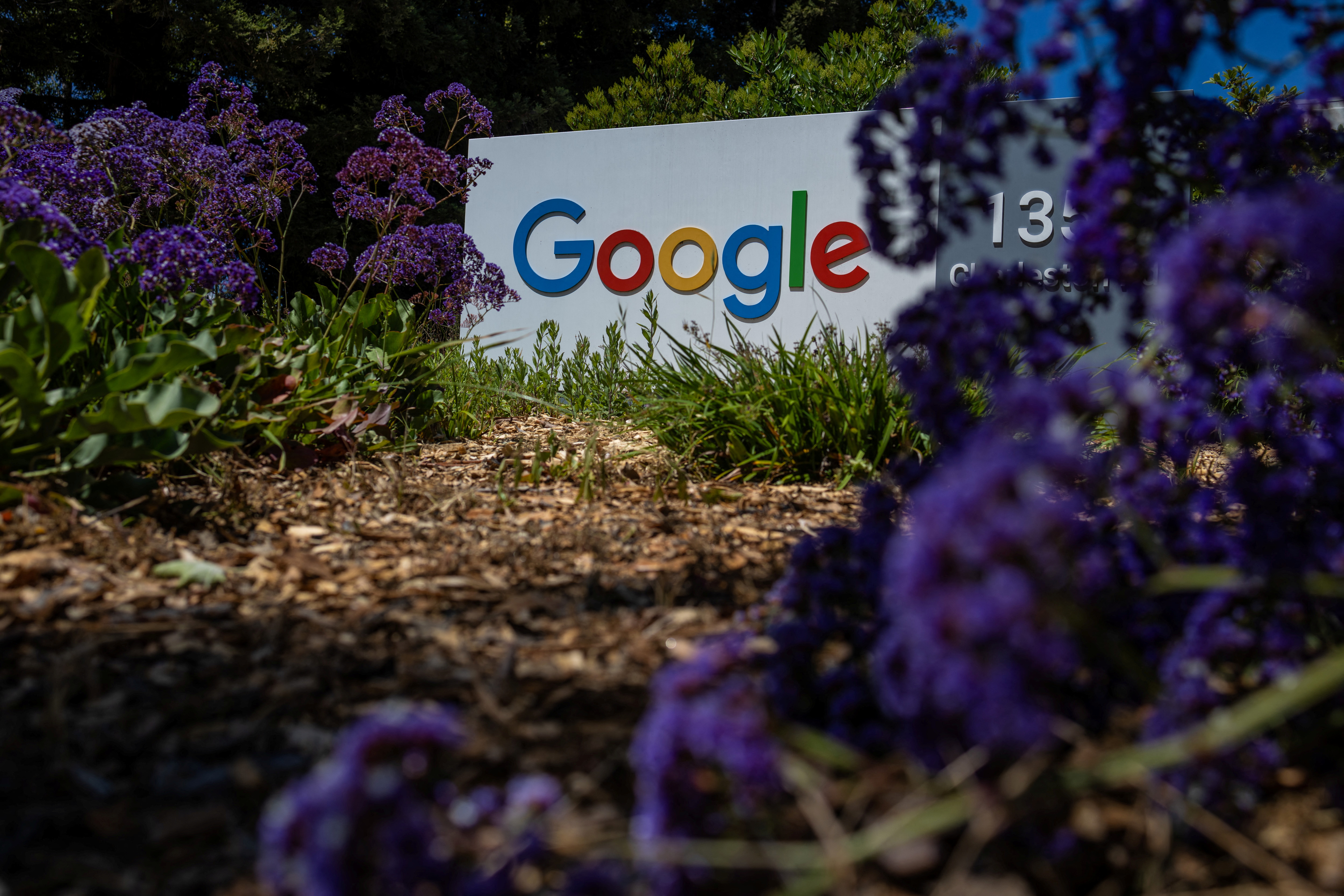 Google parent company Alphabet’s stock was not impacted by the news of the lawsuit [File: Carlos Barria / Reuters]