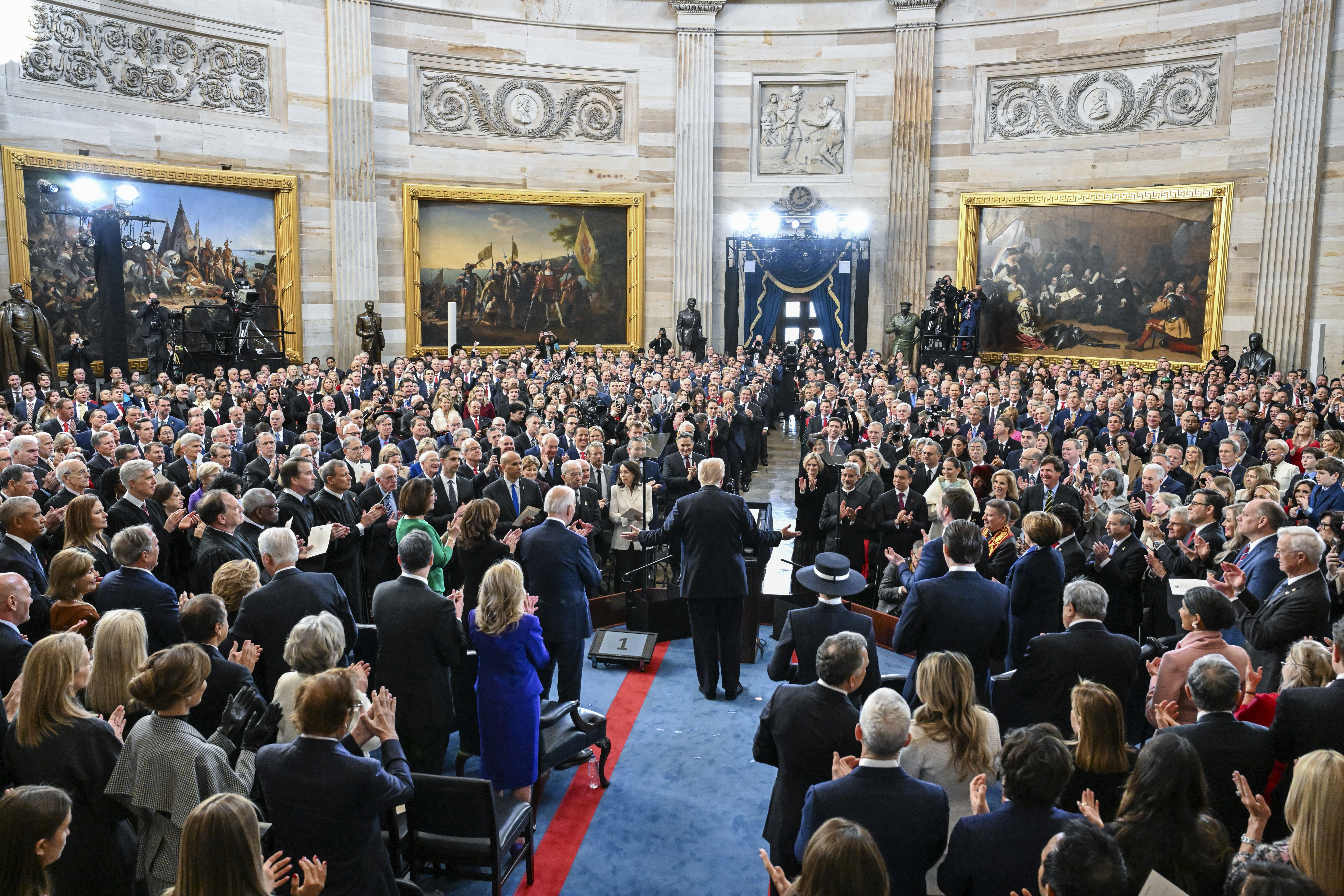 Inauguration ceremony at the Capitol