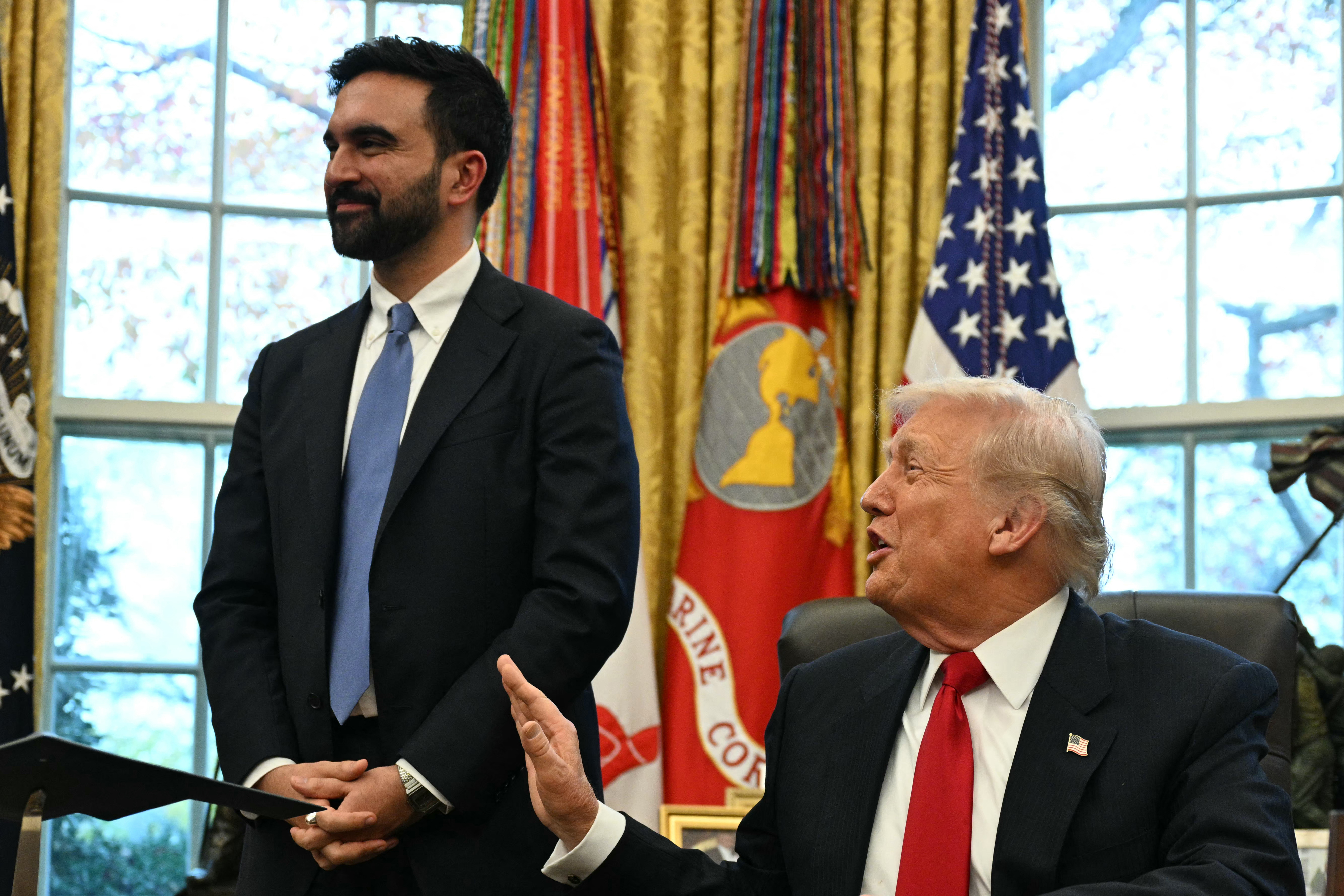 Trump and Mamdani in the Oval Office