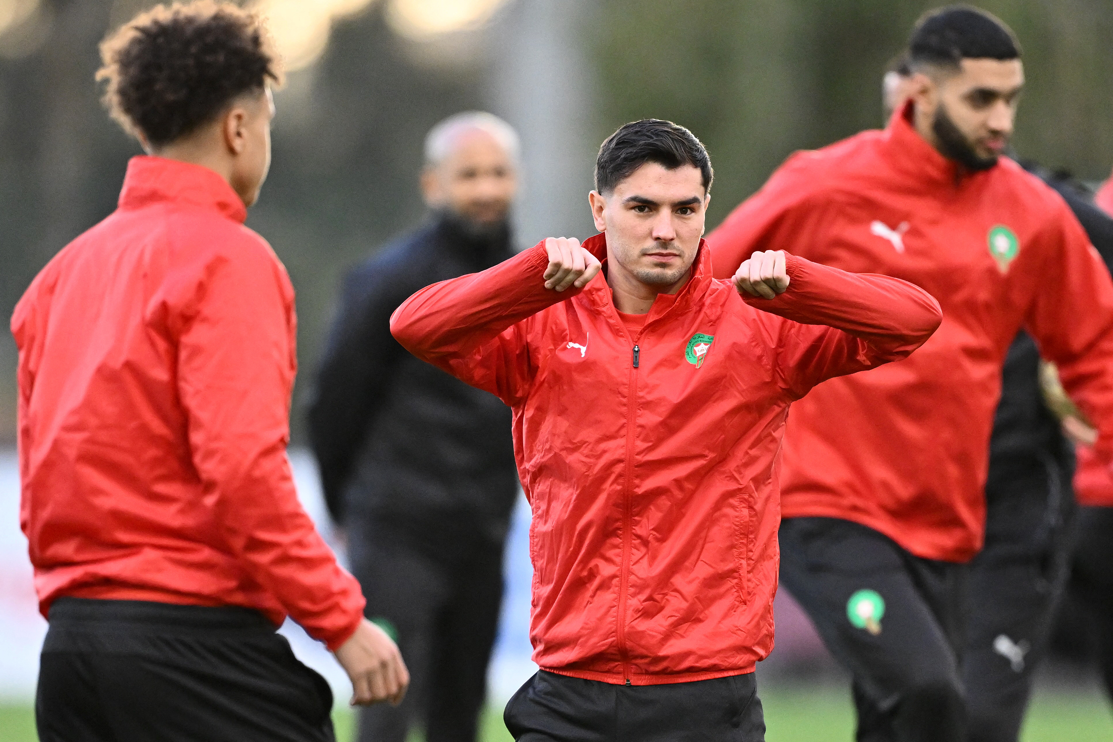 Brahim Diaz in action.