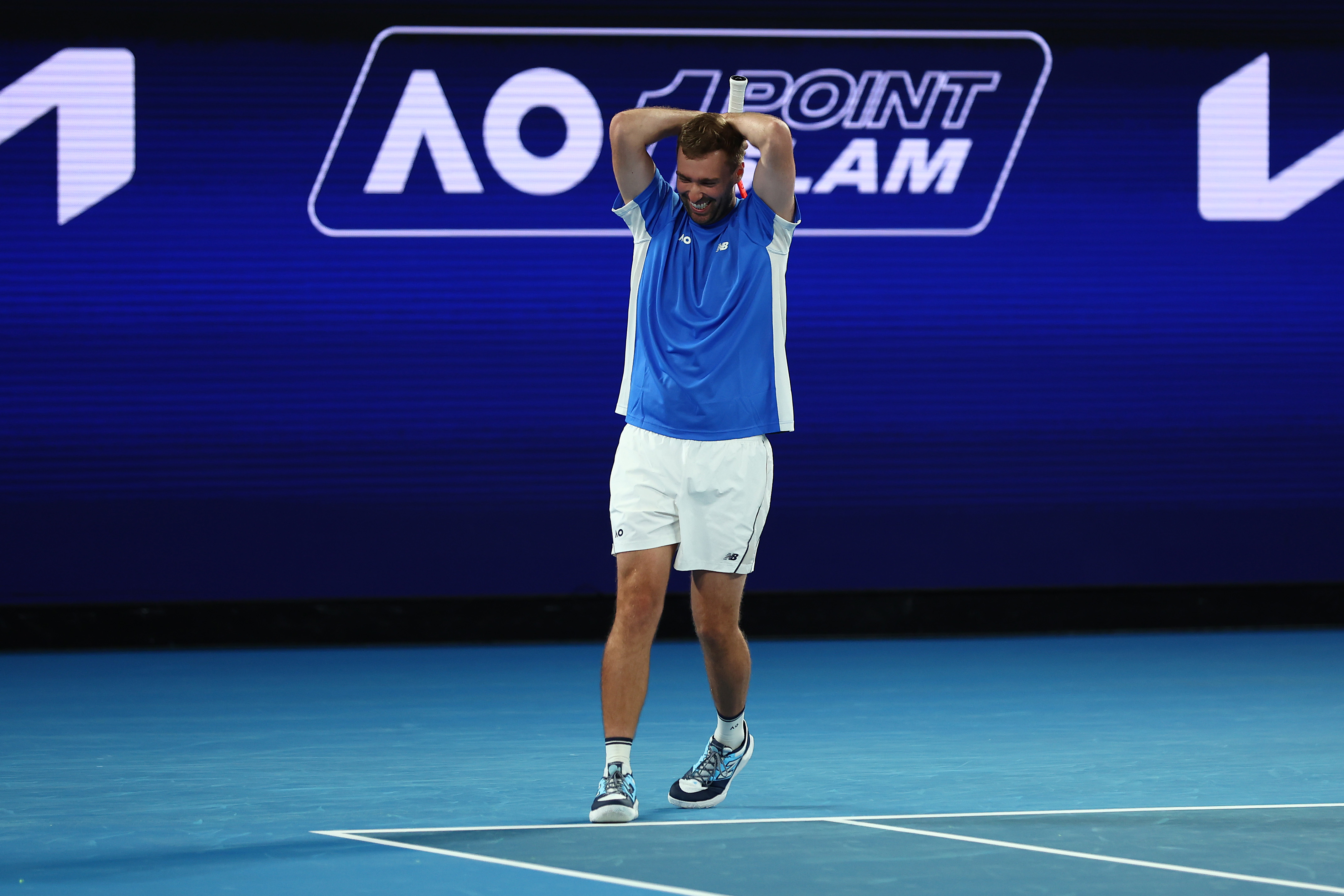 Jordan Smith reacts.