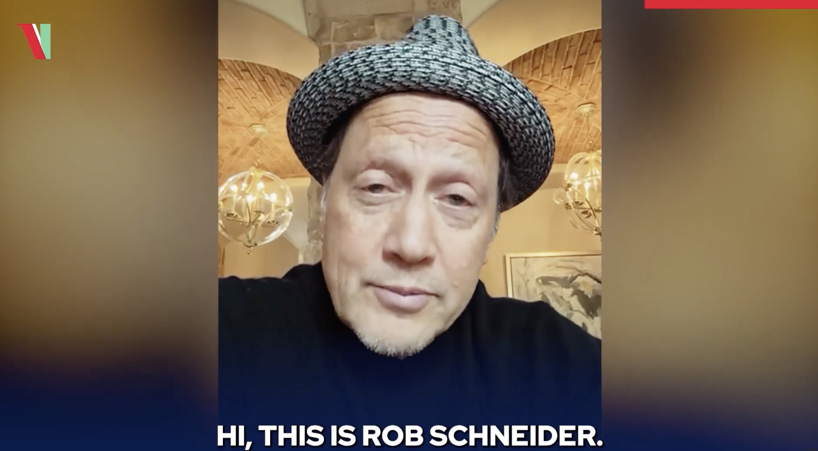 American actor Rob Schneider appeared in a video endorsing Hungarian Prime Minister Viktor Orban shared on Orban&rsquo;s X account. [Screengrab/Viktor Orban/X]