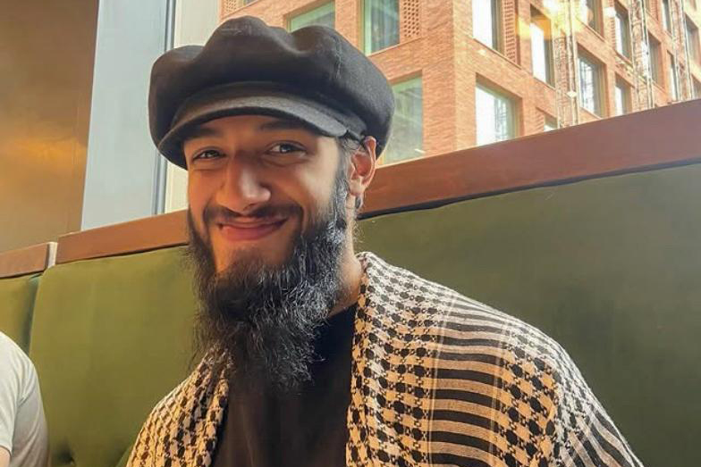 Remand prisoner Umer Khalid, 22, is protesting against what he calls Britain's alleged complicity in Israel's genocidal war against Palestinians in Gaza as he demands immediate bail [Courtesy of the family]