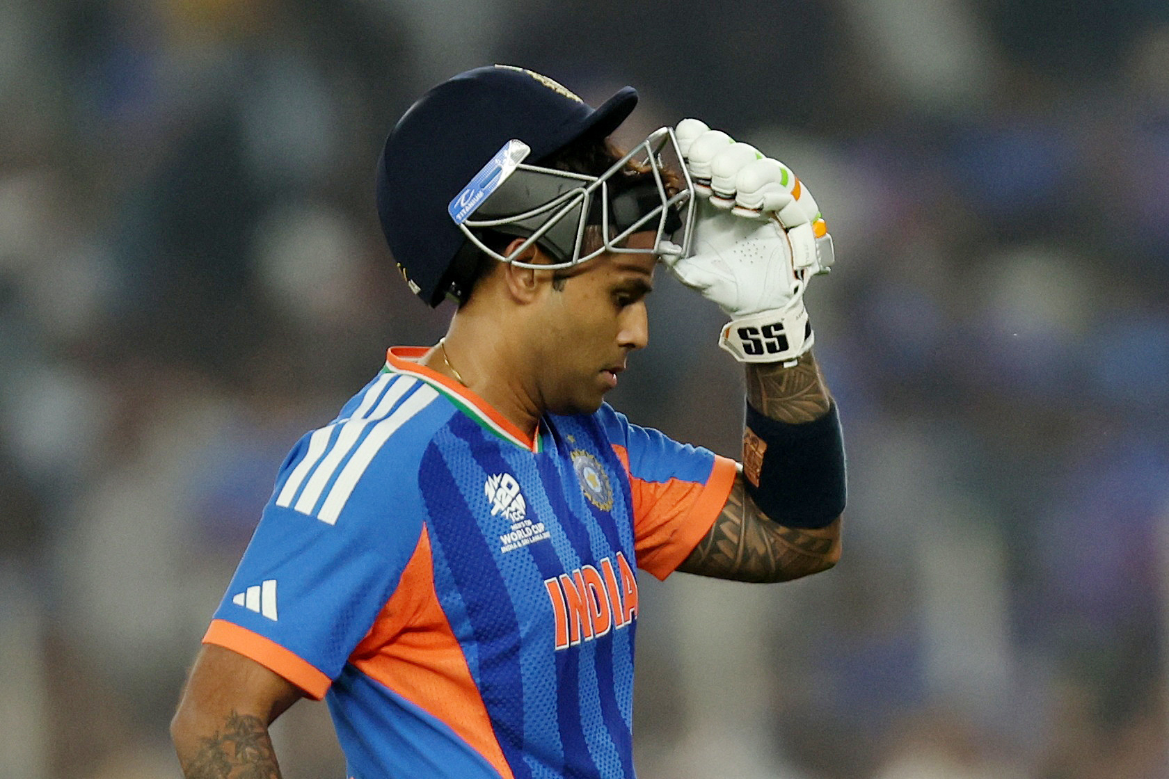 India captain Suryakumar Yadav at the cricket T20 World Cup