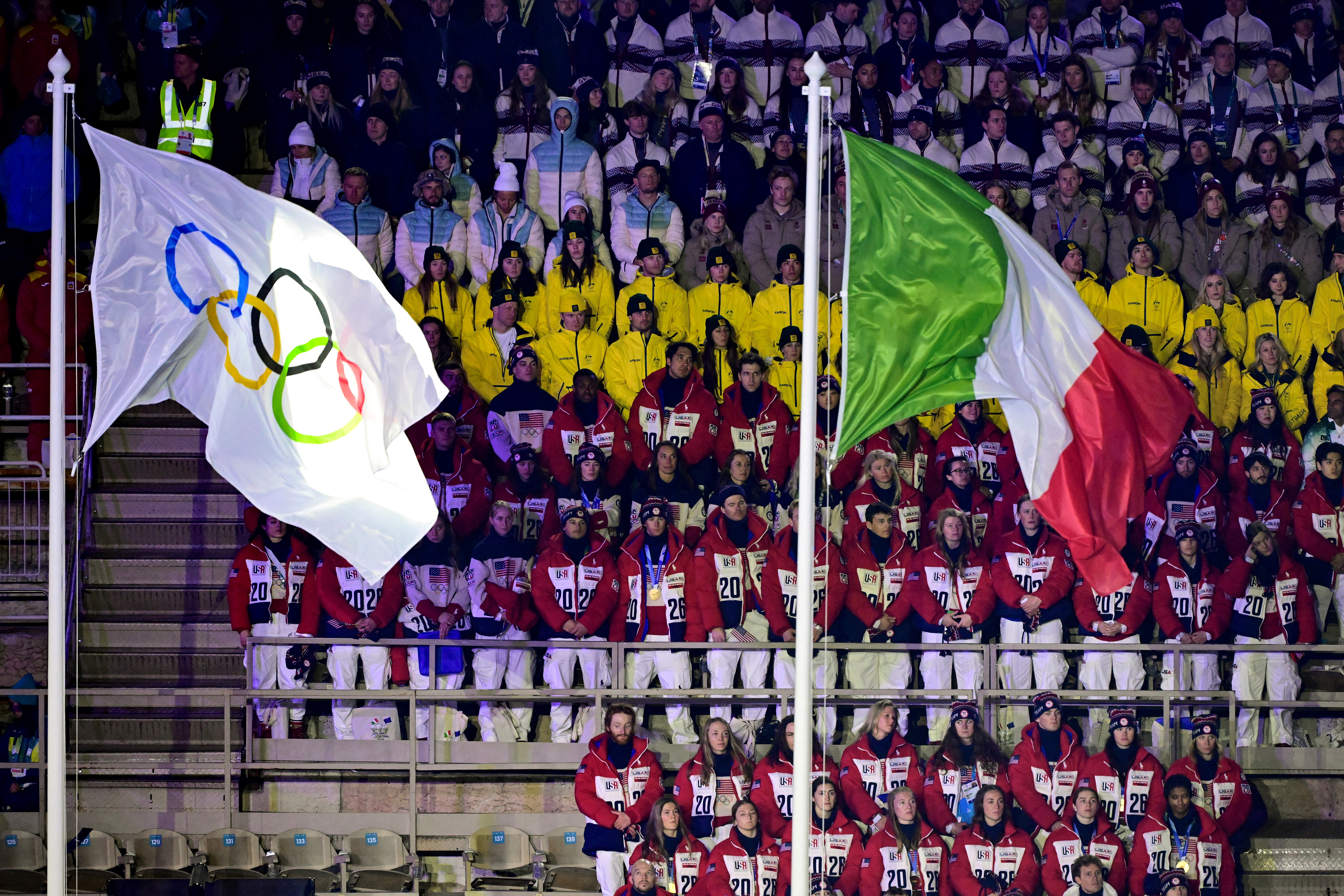 Milan Cortina bids farewell with a spread-out Olympic spectacle
