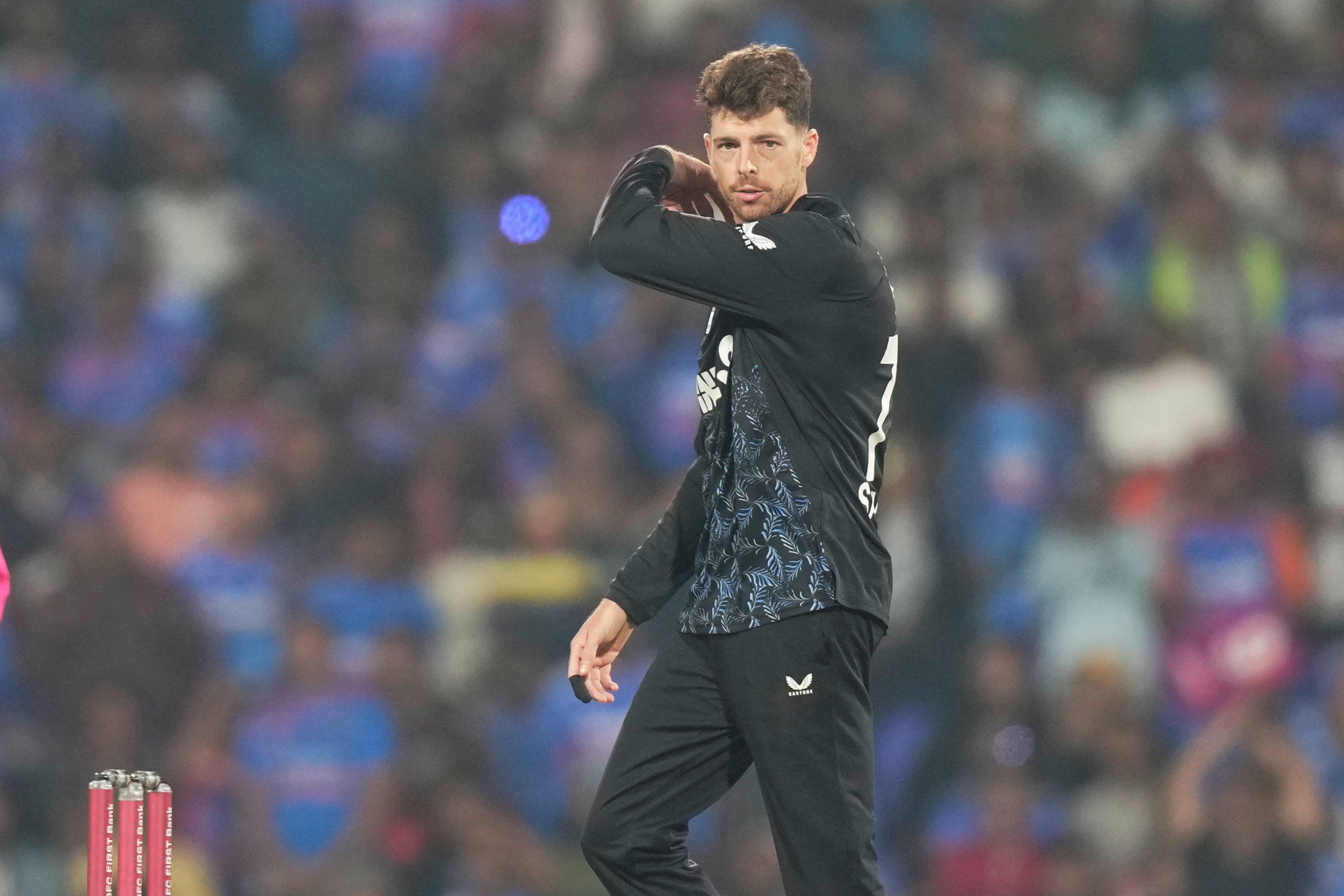New Zealand's Mitchell Santner.