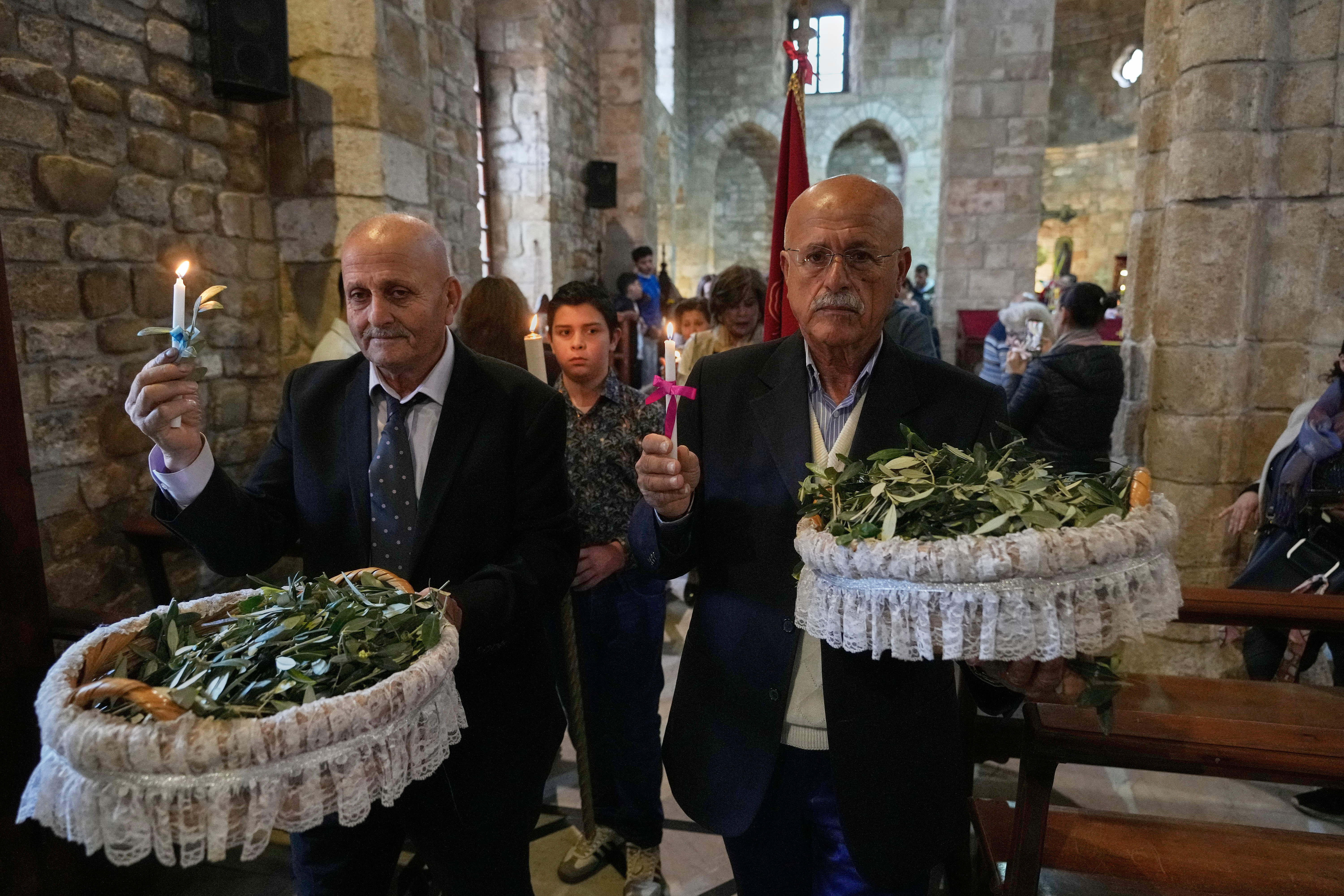Palm Sunday celebrations endure amid Israel-Hezbollah conflict in Lebanon