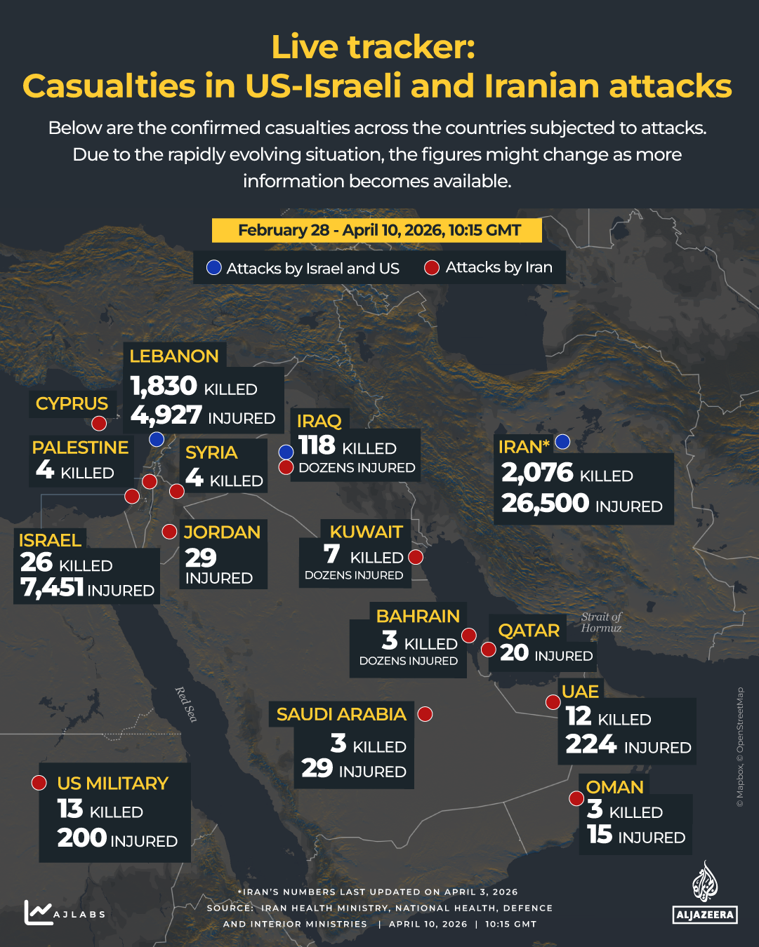 INTERACTIVE - DEATH TOLL - tracker - war - US Israel and Iran attacks - APRIL 10, 2026-1775817896