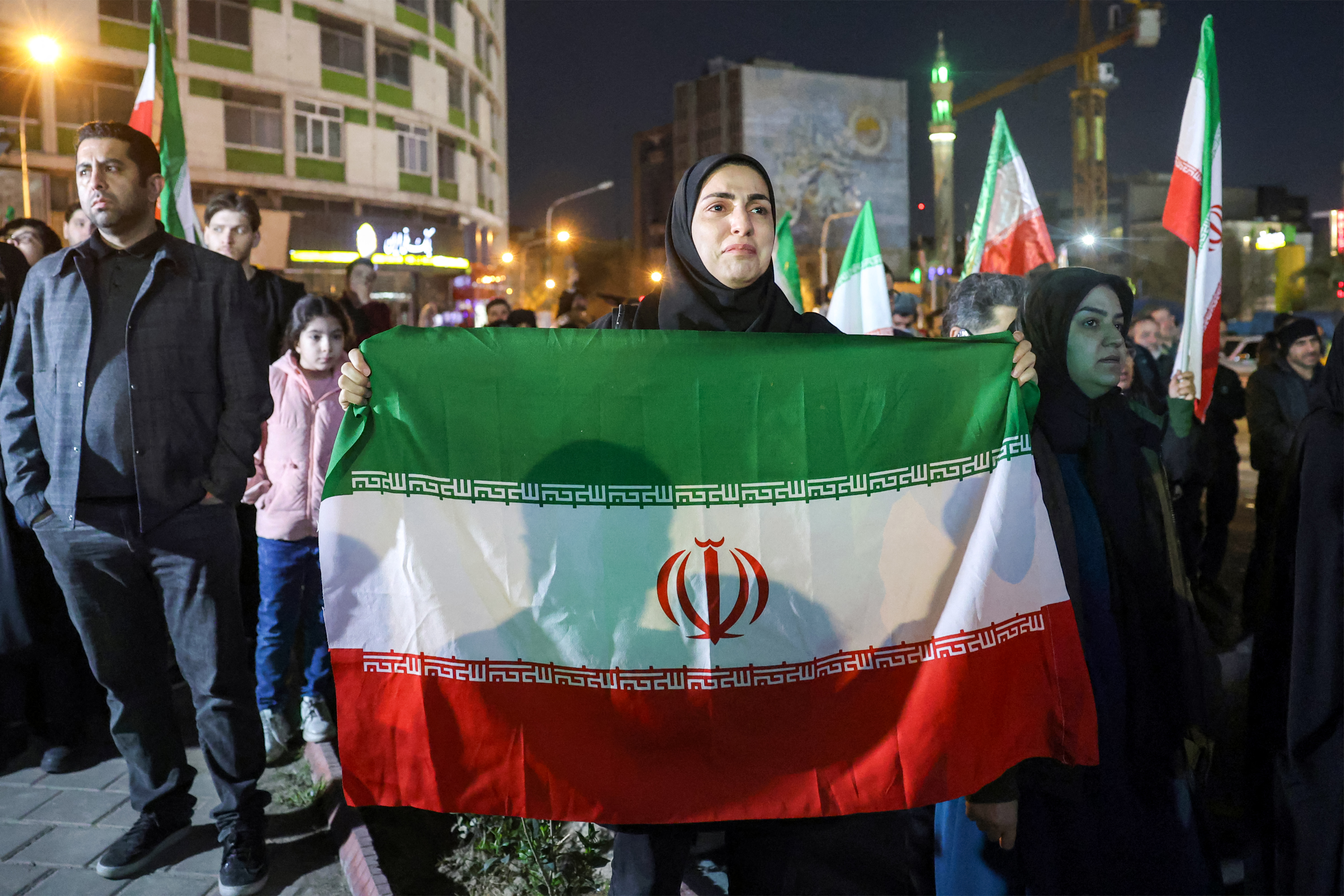 Iranians have held a vigil in Tehran a day after the assassination of Supreme Leader Ali Khamenei