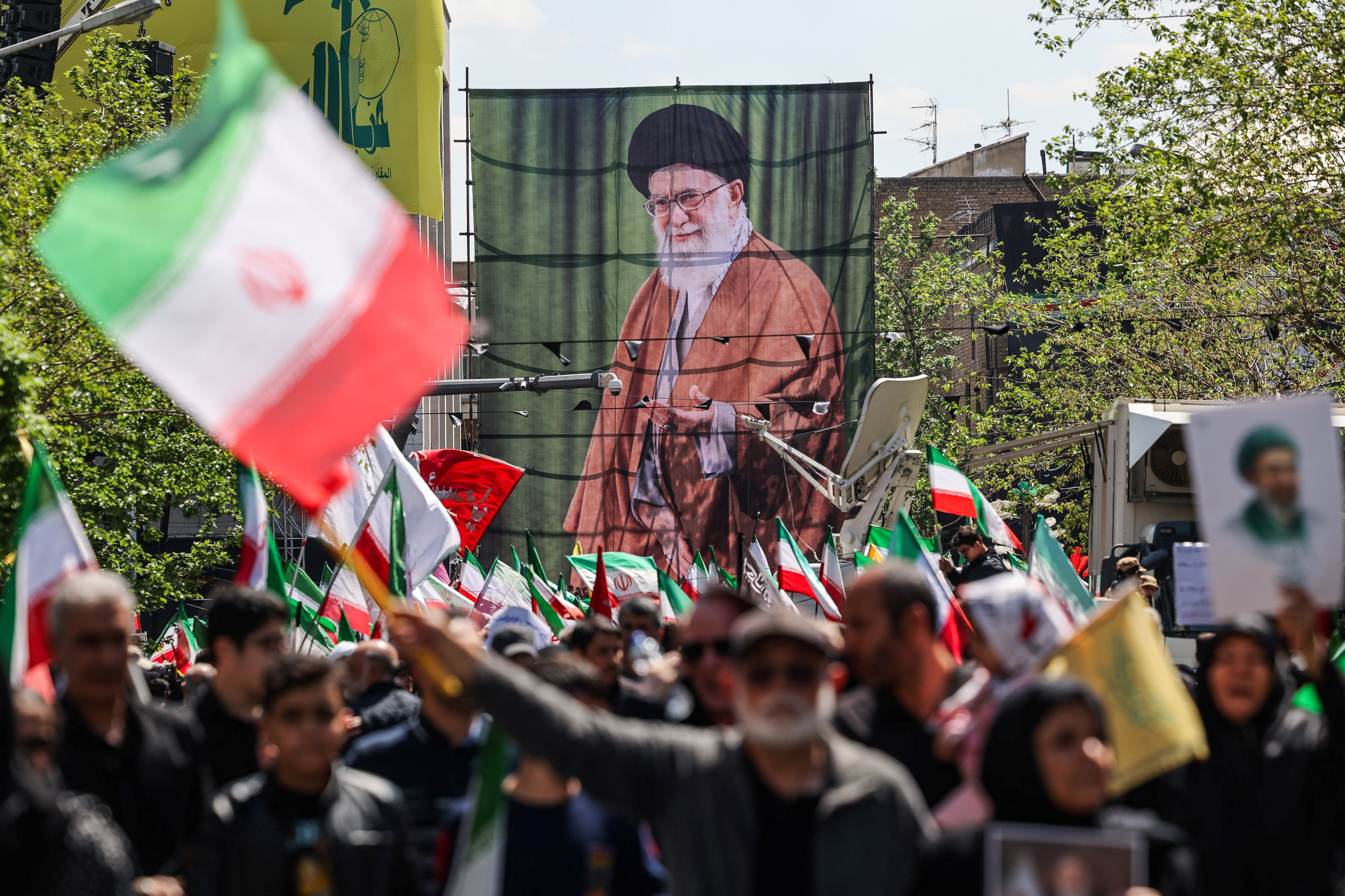Ceremony marking 40 days since the killing of late Supreme Leader of Iran Ayatollah Ali Khamenei, in Tehran