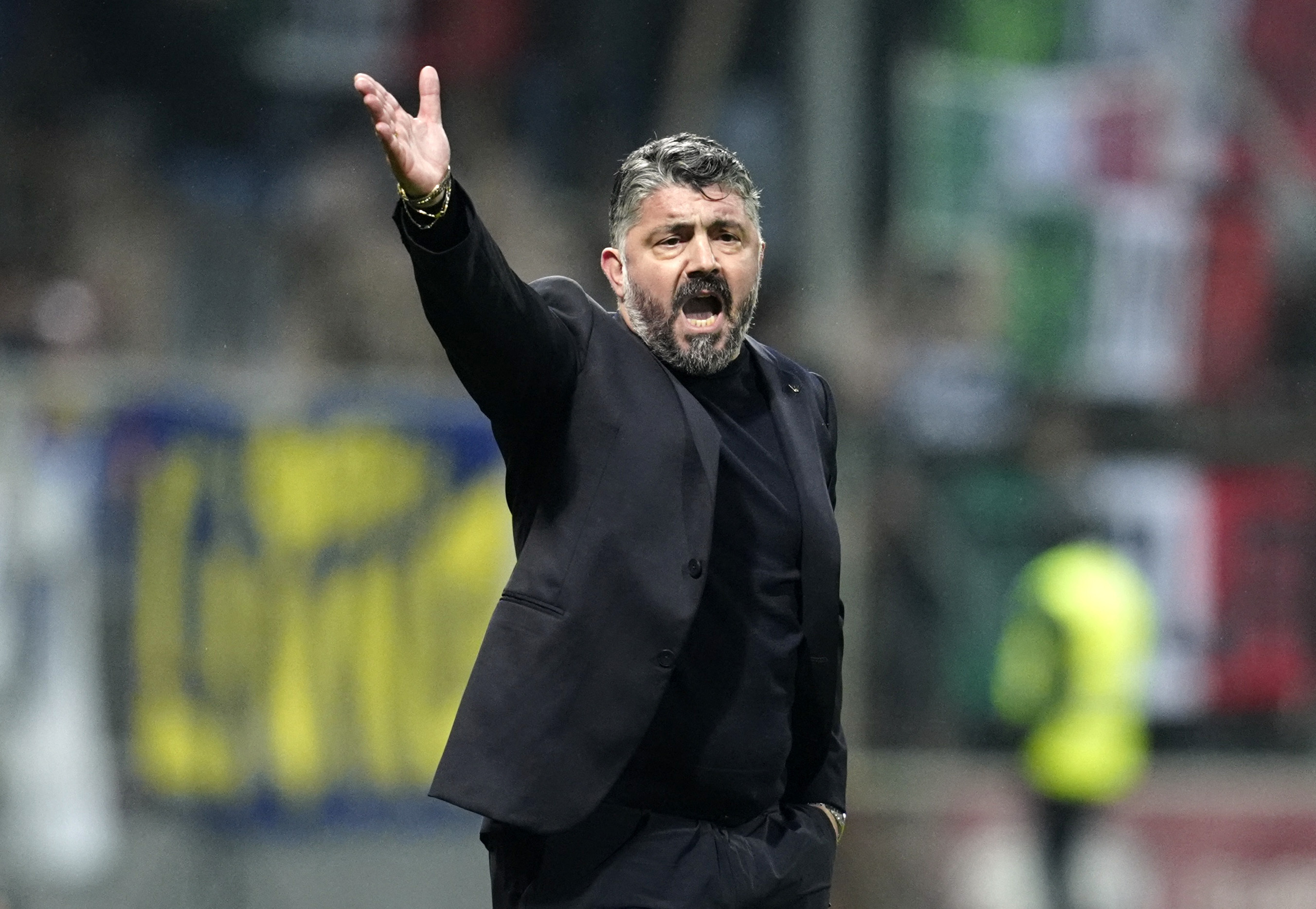 Soccer Football - FIFA World Cup - UEFA Qualifiers - Finals - Bosnia and Herzegovina v Italy - Bilino Polje Stadium, Zenica, Bosnia and Herzegovina - March 31, 2026 Italy coach Gennaro Gattuso REUTERS/Matteo Ciambelli